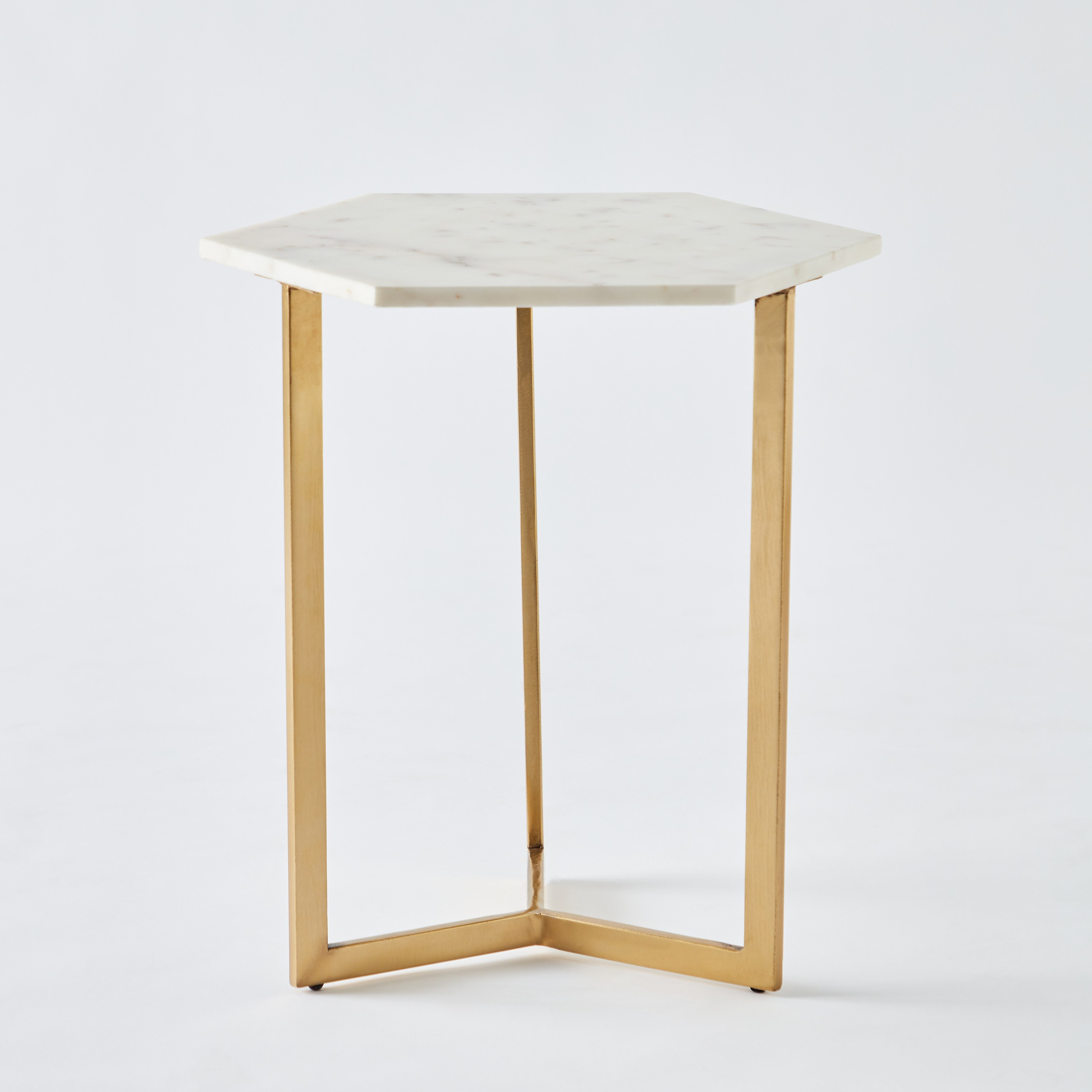 طاولة جانبية بسطح من الرخام الأصلي - ويلو-hbxfurniture-livingroom-endtables-image-8