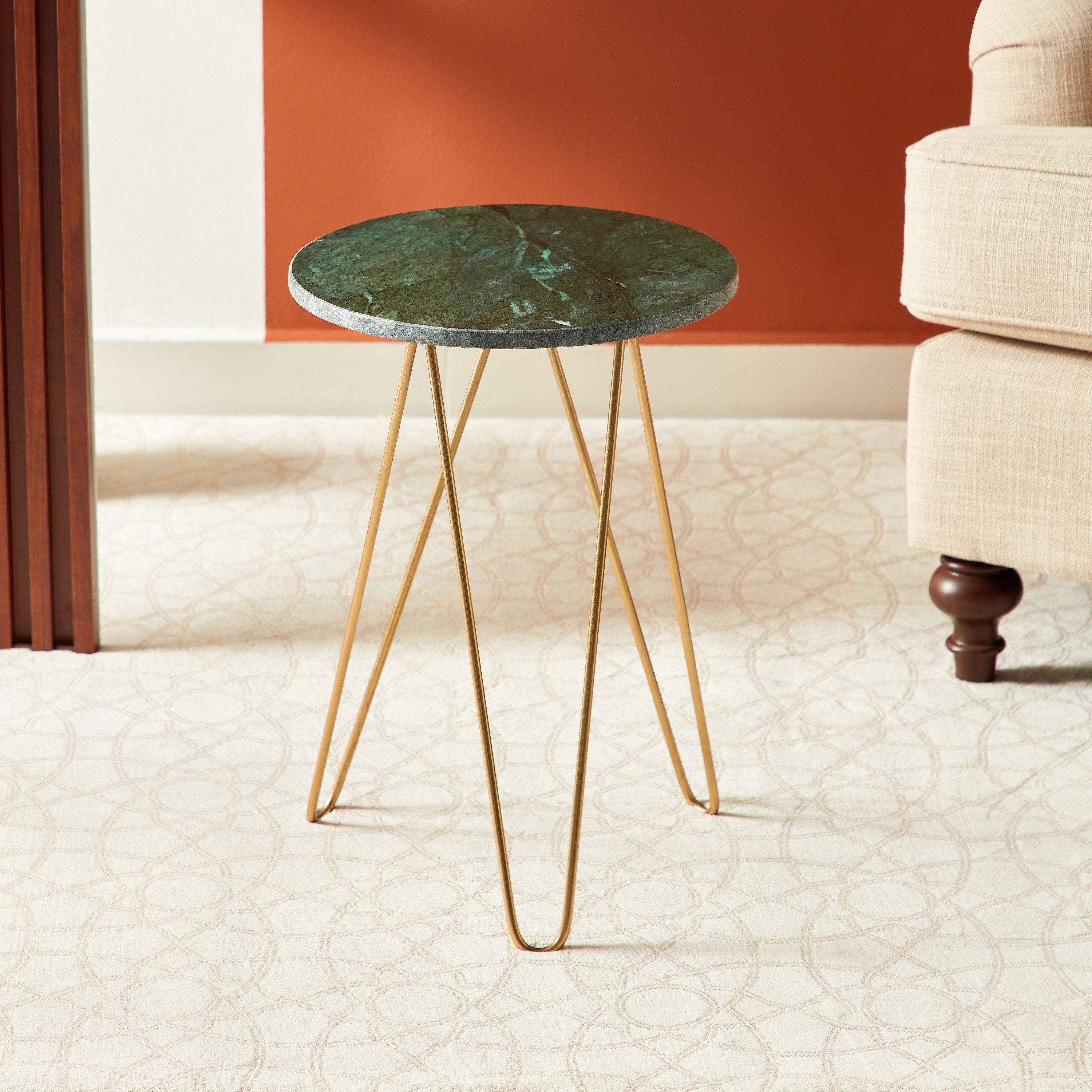 طاولة جانبية بسطح من الرخام الأصلي - إيفي من فيندرا -hbxfurniture-livingroom-endtables-image-2