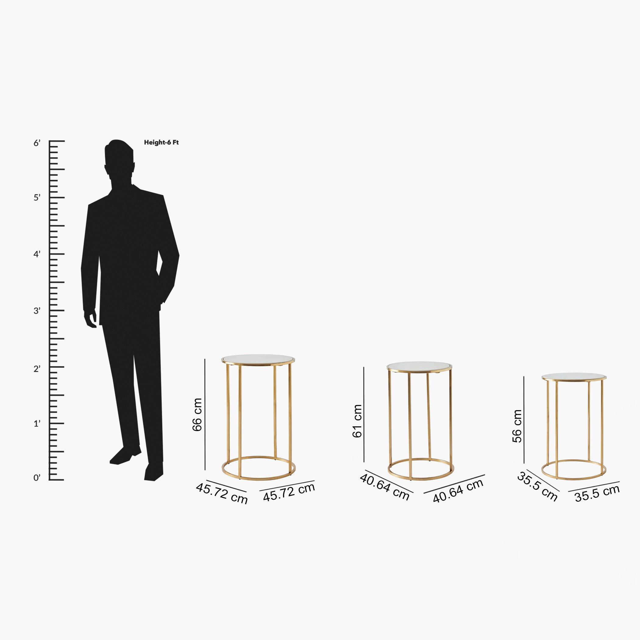 طقم طاولات متداخلة مستديرة من 3 قطع بسطح من الرخام الأصلي - ويلو-hbxfurniture-livingroom-nestingtables-image-14