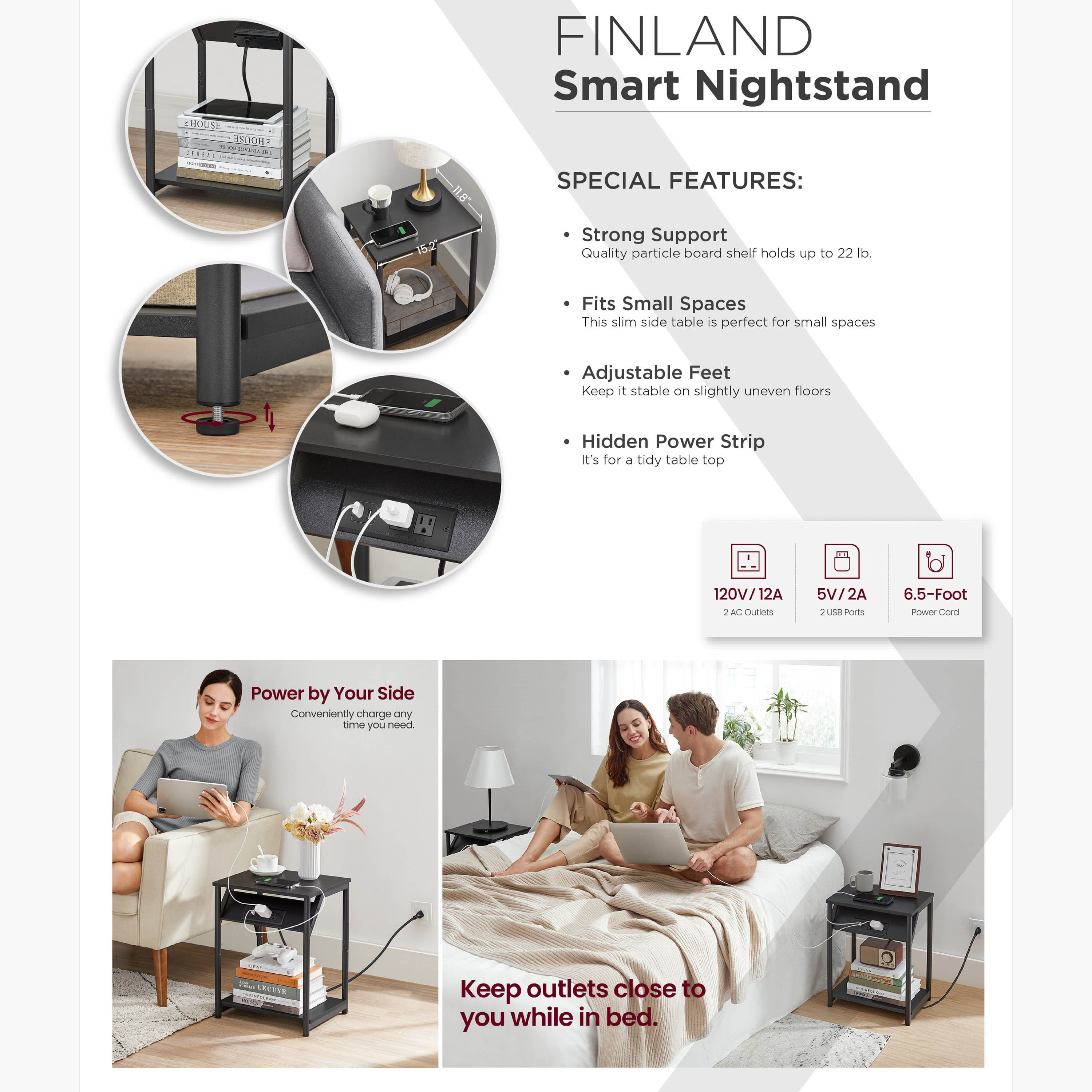 Finland Smart Nightstand End Table - Set of 2-PROMO_HB_UAE_HBX10_250526-image-12