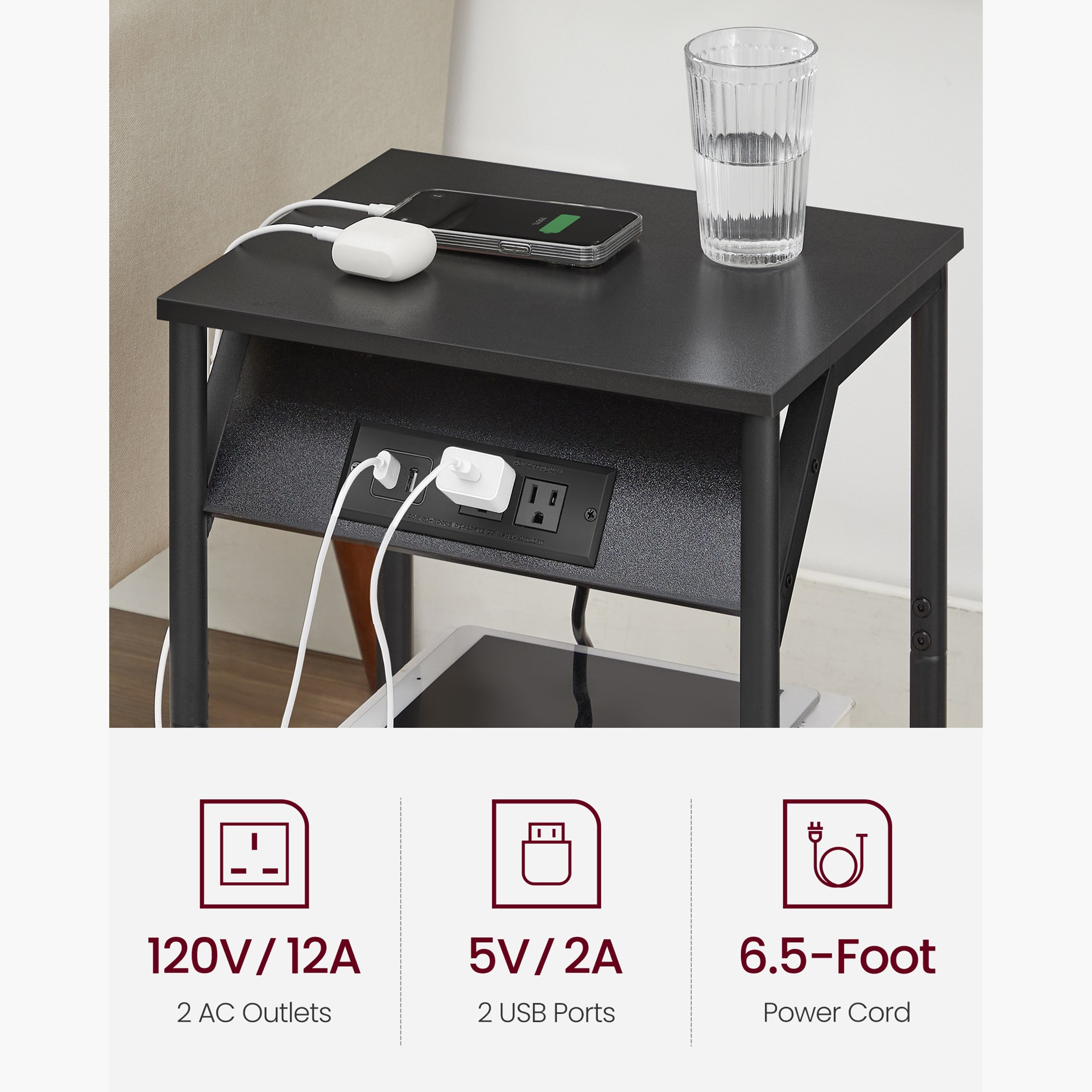 Finland Smart Nightstand End Table - Set of 2-PROMO_HB_UAE_HBX10_250526-image-3