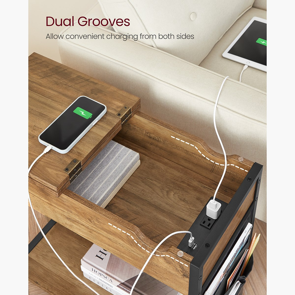 طاولة سرير جانبية ذكية من أوربان-hbxfurniture-bedroom-nightstands-image-2