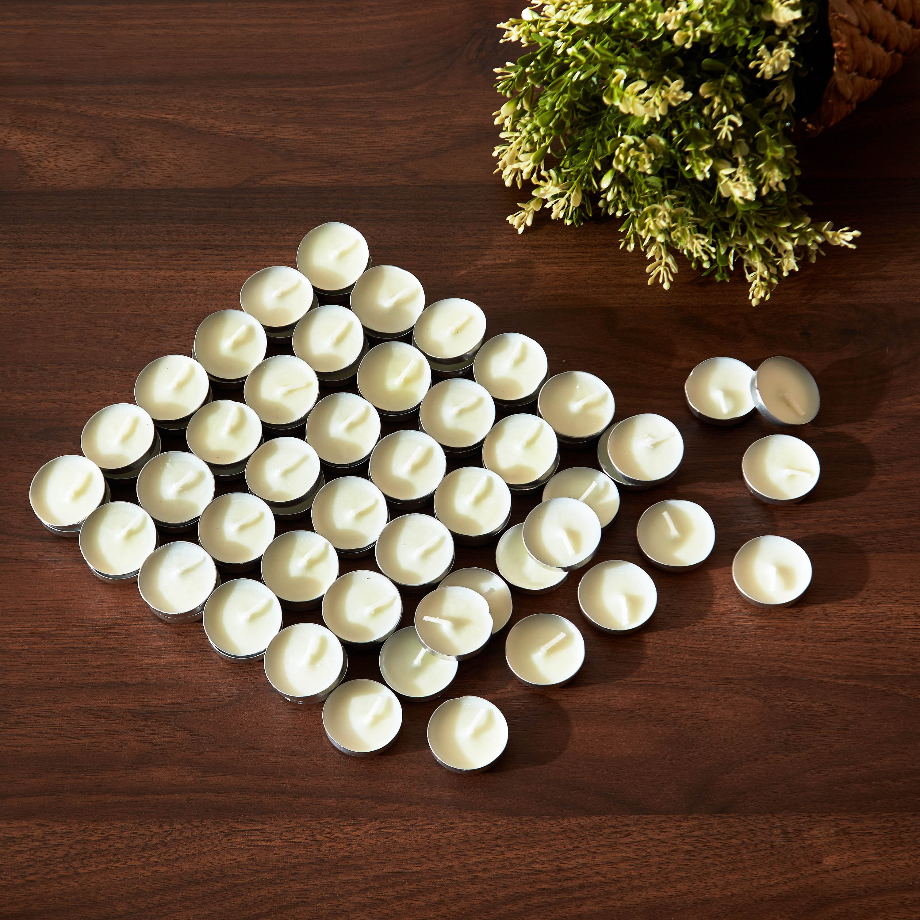 شموع صغيرة من ميا- طقم من 100 قطعة-hbxlivingroom-decorandaccessories-candles-image-1