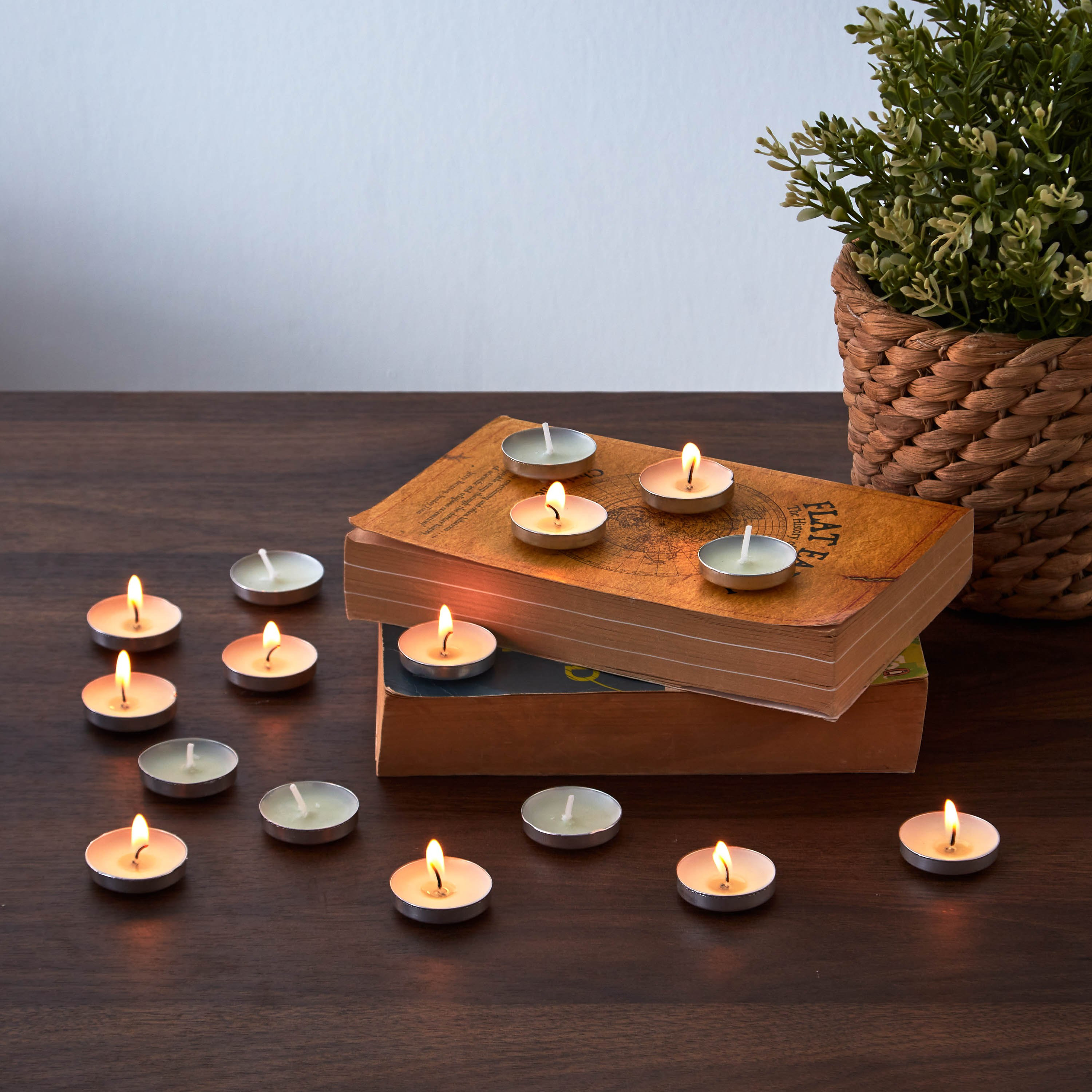 شموع صغيرة من ميا- طقم من 100 قطعة-hbxlivingroom-decorandaccessories-candles-image-4