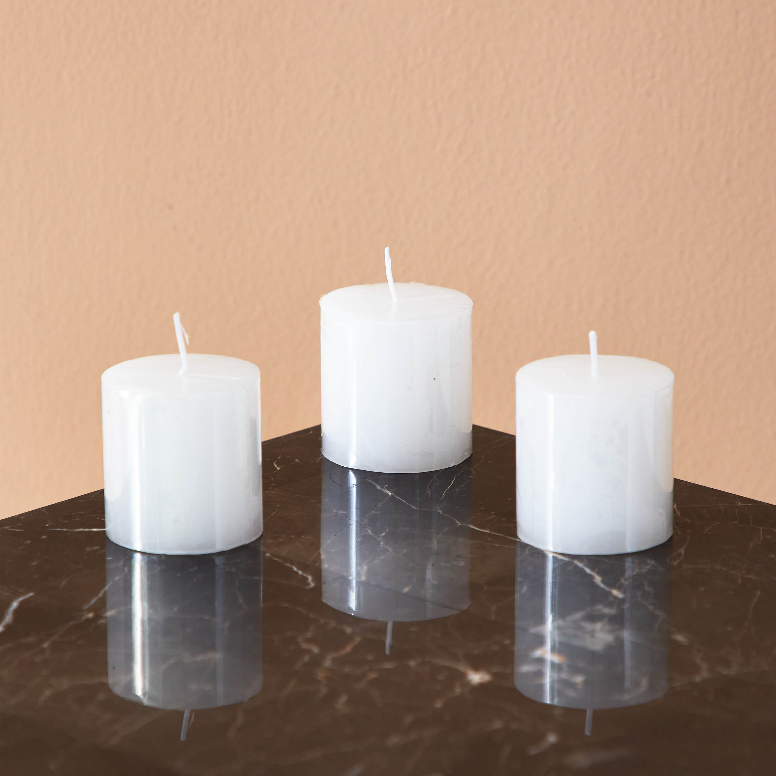 طقم شموع عمودية 3 قطع من ميا - 5x15 سم-hbxhomeware-hbxdecorandfurnishings-image-1