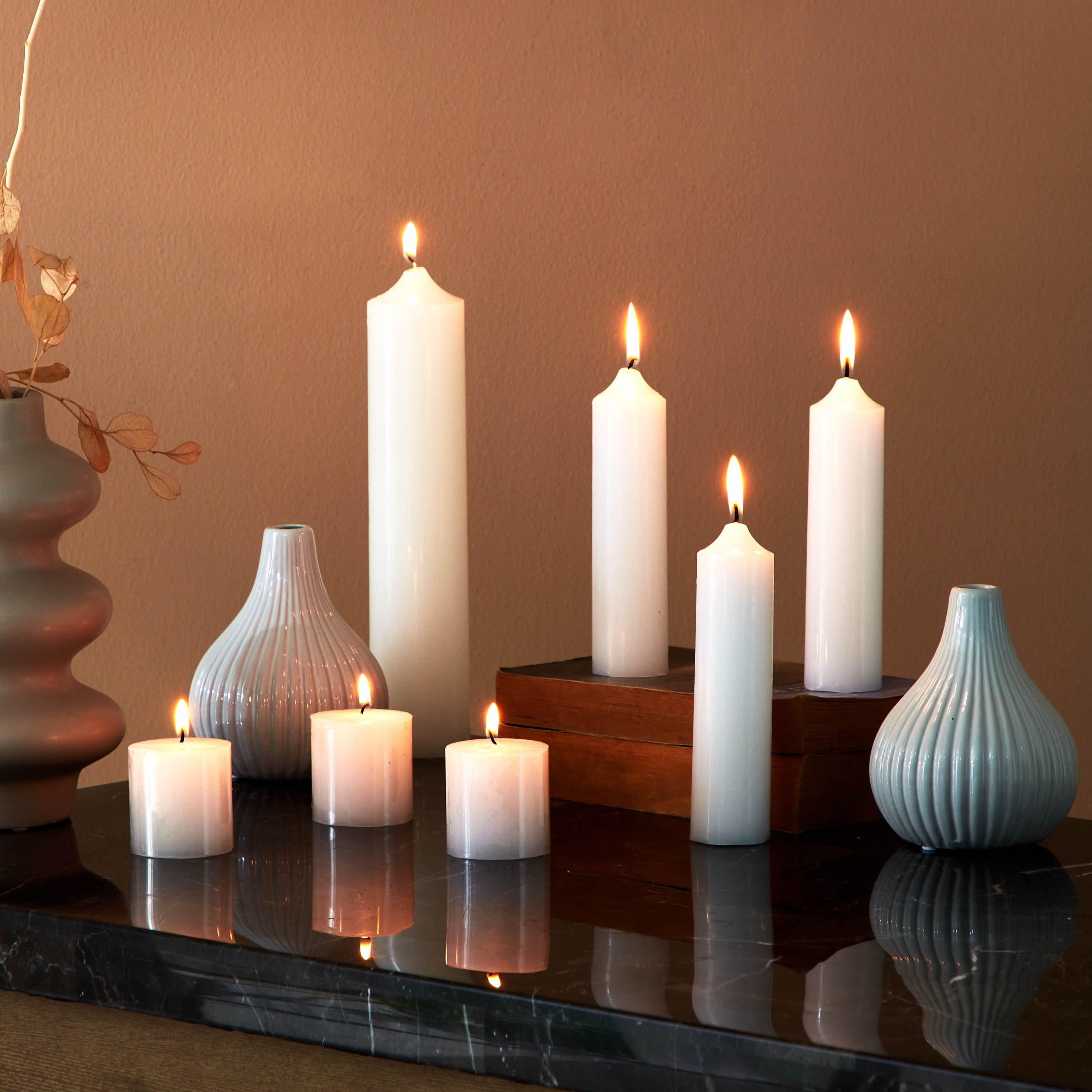طقم شموع عمودية 3 قطع من ميا - 5x15 سم-hbxhomeware-hbxdecorandfurnishings-image-4
