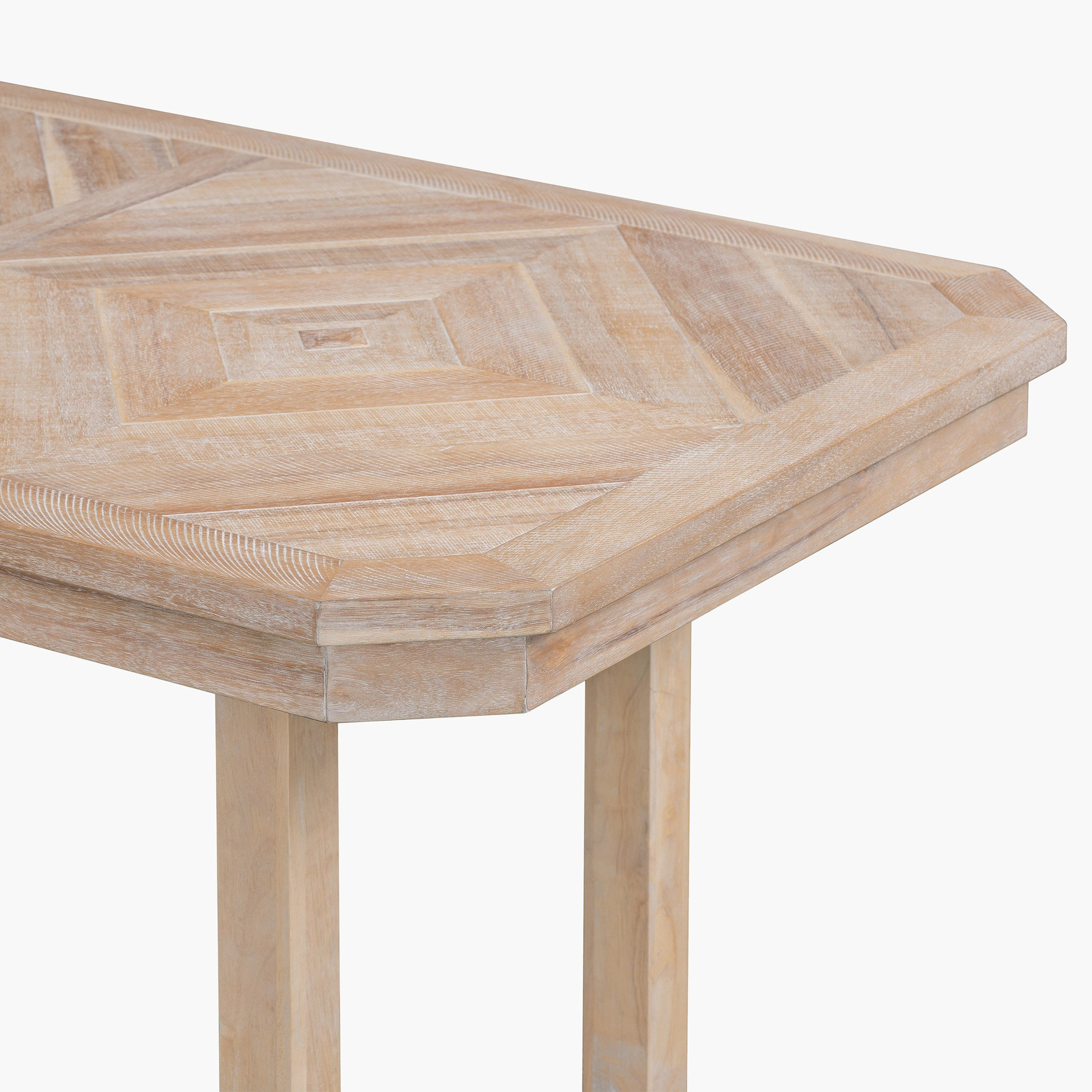 طقم سفرة 6 مقاعد مع مقعد بنش من شيفرون-hbxfurniture-diningtablesandsets-diningsets-sixseater-image-3
