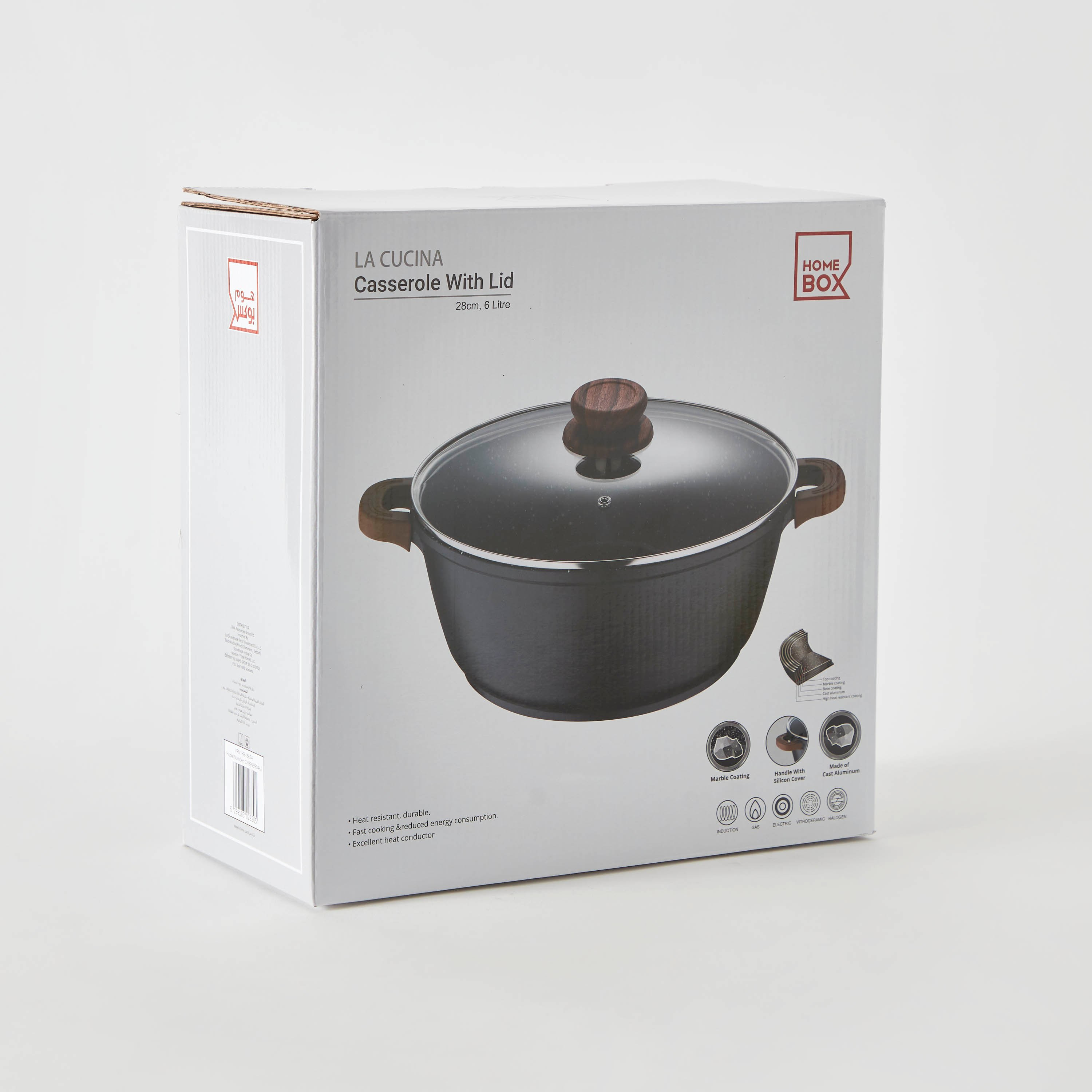 كسرولة بقاعدة حديد زهر من لا كوزينا - 6 لتر-hbxhomeware-hbxkitchen-image-7
