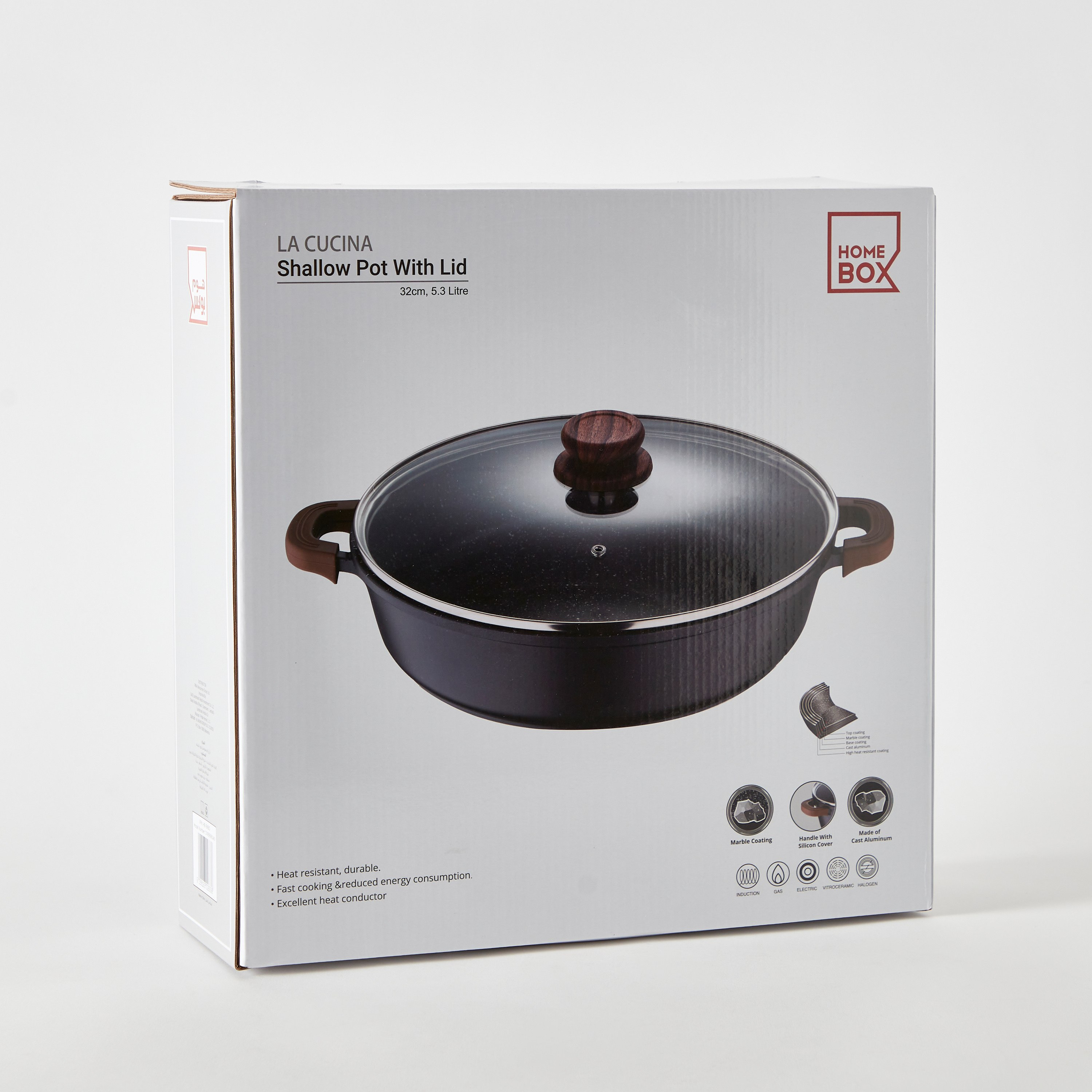وعاء مسطح بقاعدة حديد زهر من لا كوزينا - 4.8 لتر-hbxhomeware-hbxkitchen-image-7
