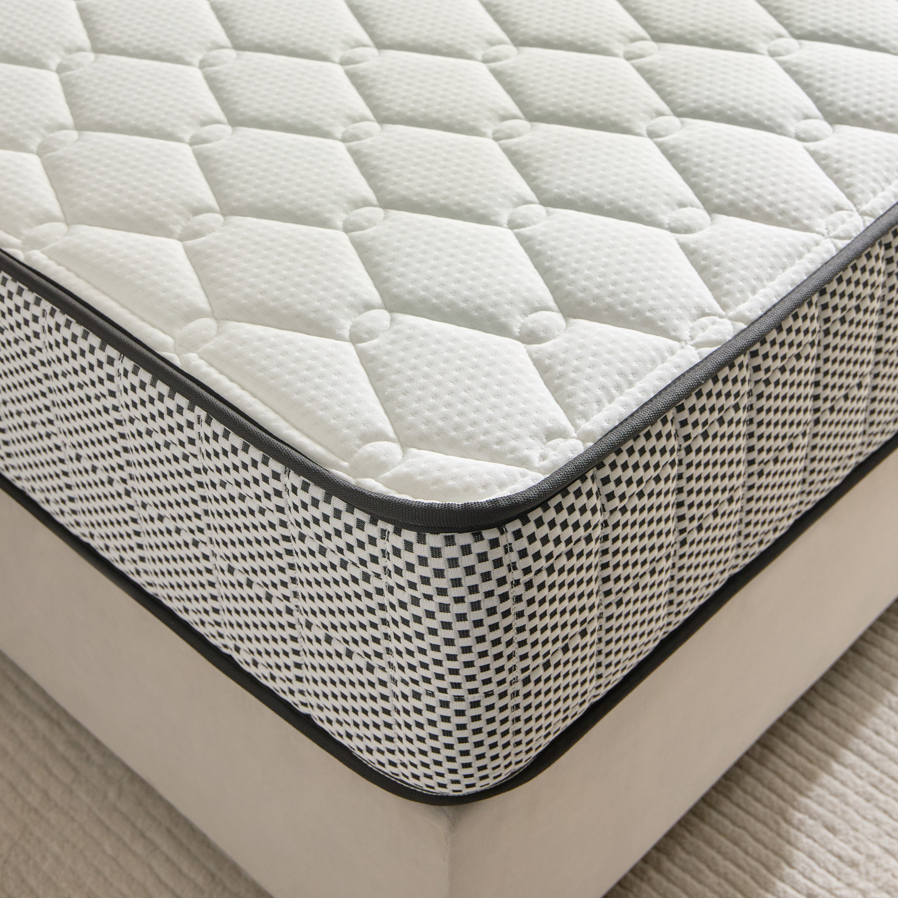 SleepNest iGolden Comfort Lux Medium Firm Pocket Spring Single Mattress - 90x190x25 cm-hbxfurniture-bedroom-mattresses-single-image-6