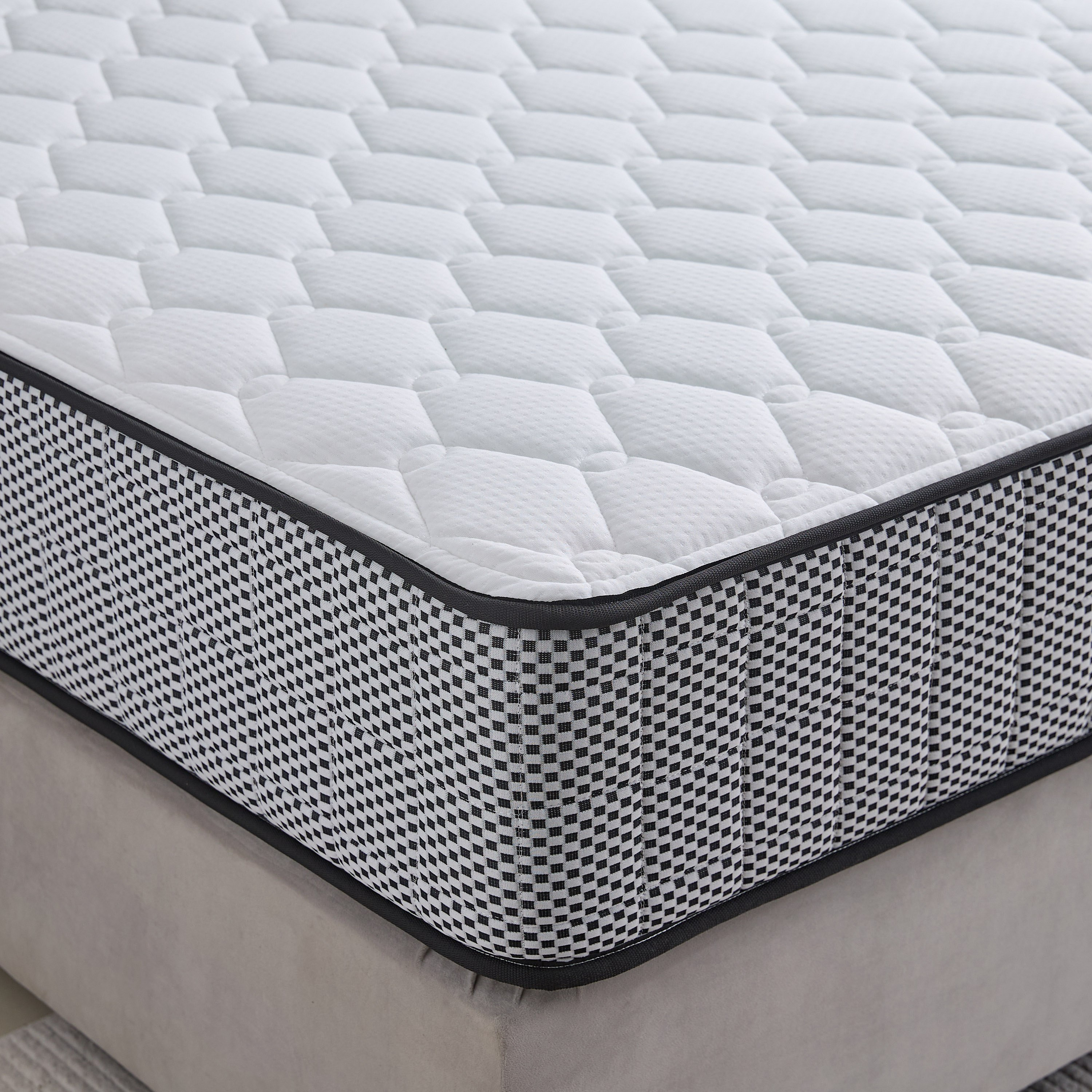 SleepNest iGolden Comfort Lux Medium Firm Pocket Spring Super King Mattress - 200x200x25 cm-hbxfurniture-mattresses-superking-image-6