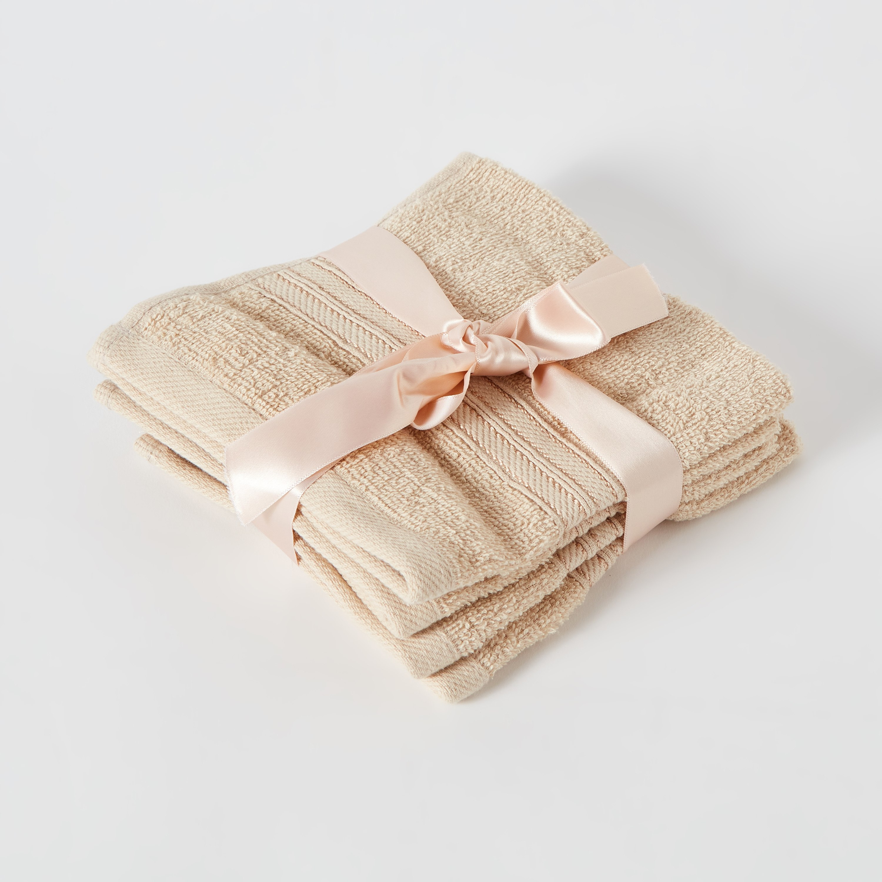 طقم مناشف وجه ممشطة 4 قطع من إسنشيال- 30x30 سم-hbxbathroom-bathroomtextiles-image-5