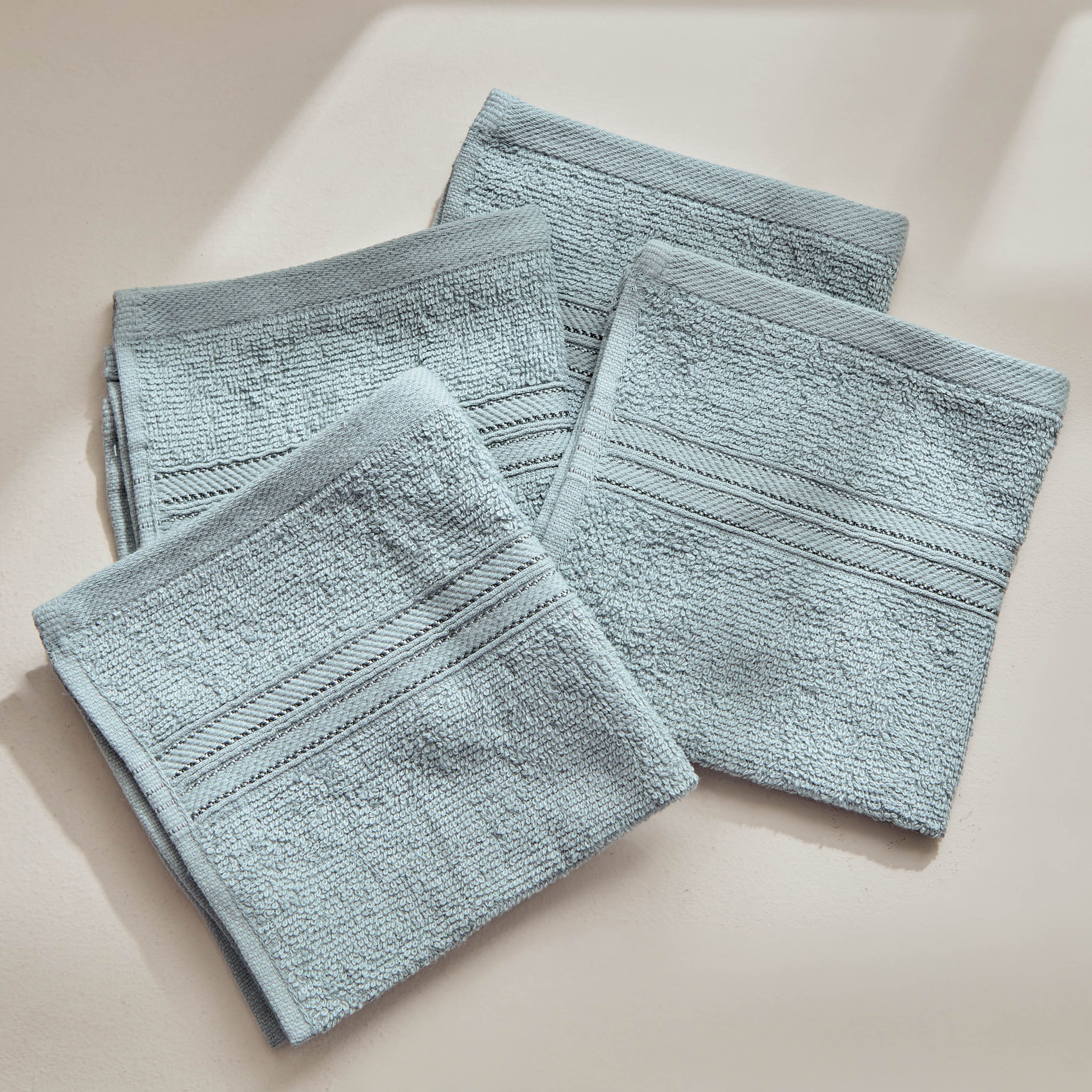 طقم مناشف وجه 4 قطع من إسينشيال - 30x30 سم-hbxbathroom-bathroomtextiles-image-2