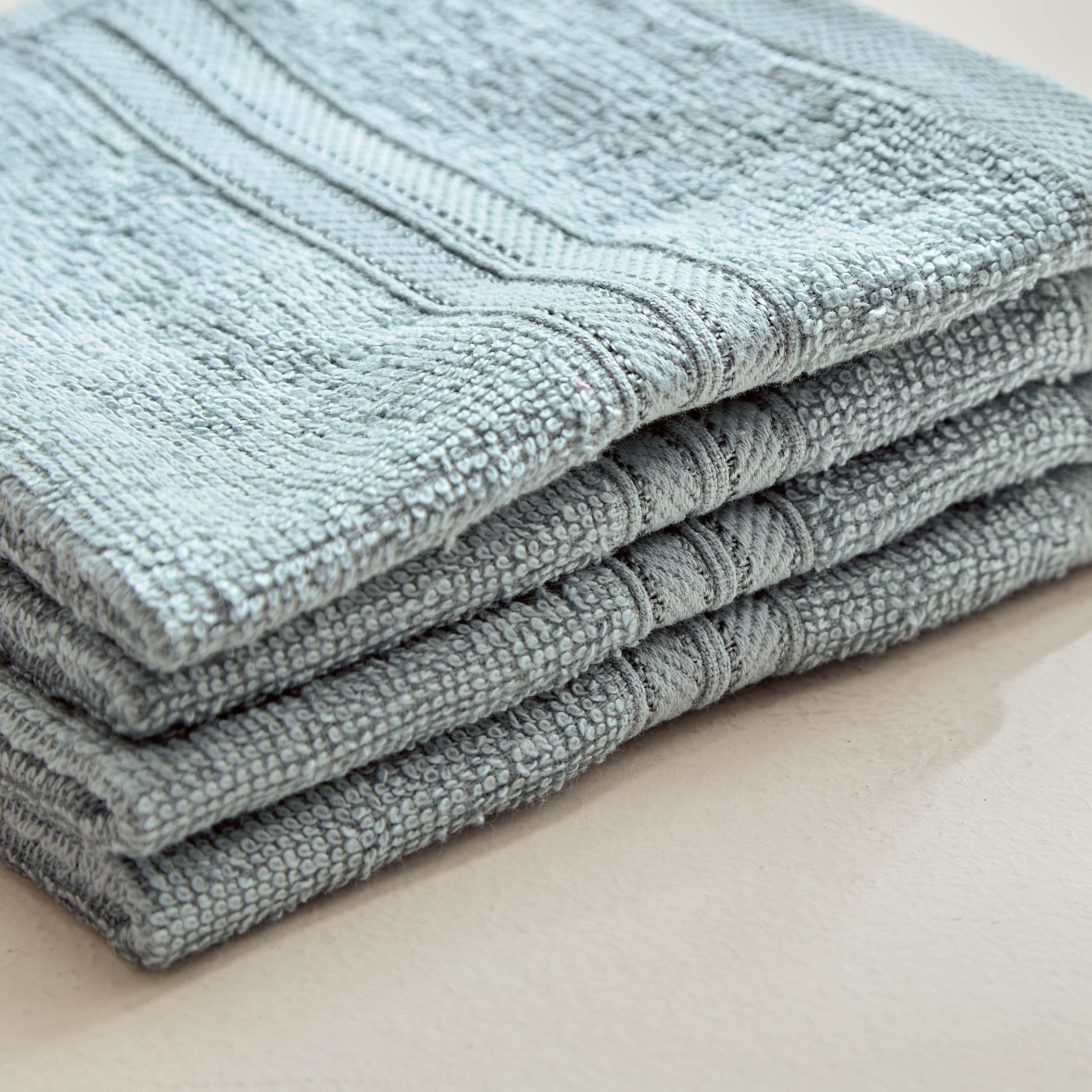 طقم مناشف وجه 4 قطع من إسينشيال - 30x30 سم-hbxbathroom-bathroomtextiles-image-3