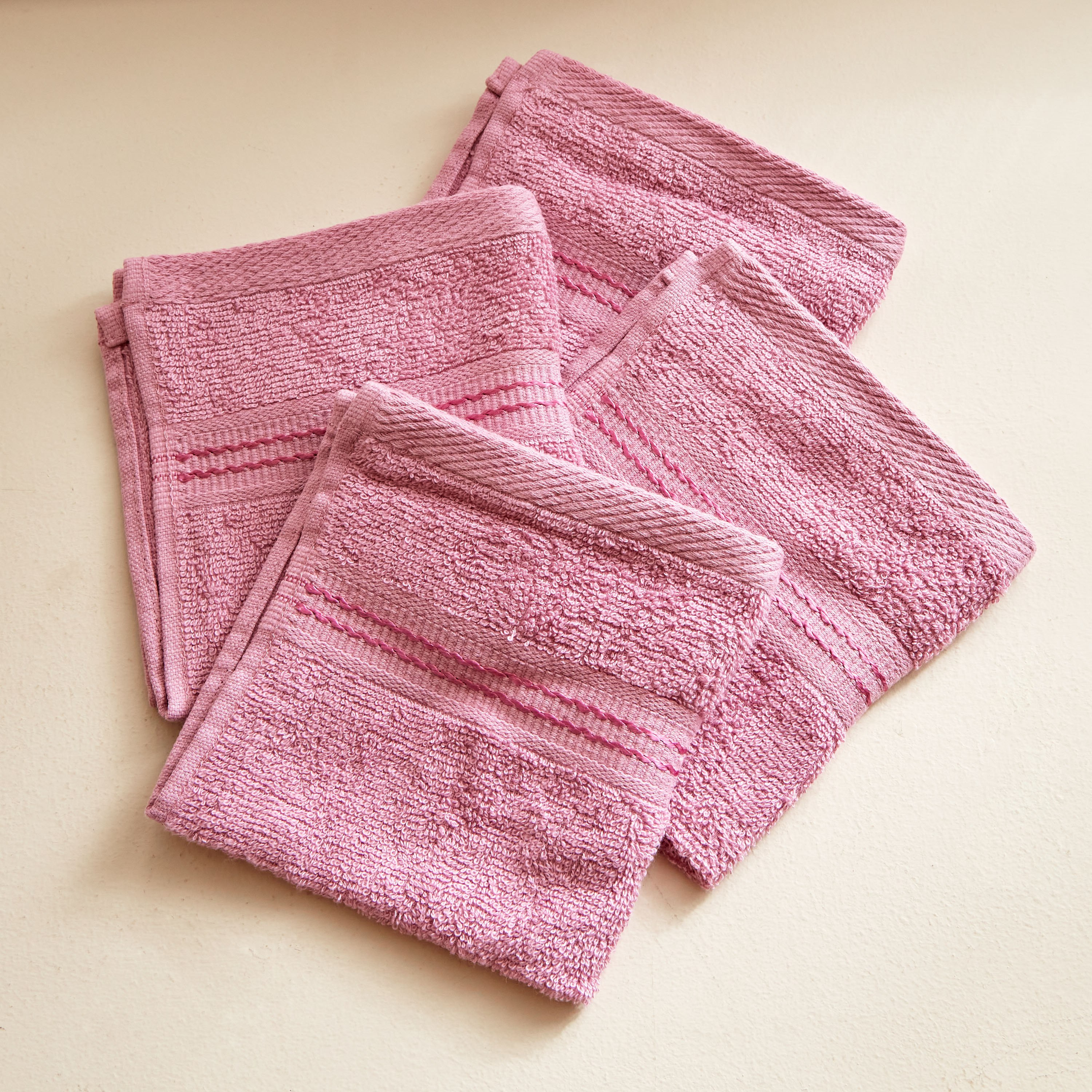 Snoopy Kids Carded 4-Piece Face Towel Set - 30x30 cm-hbxhomeware-hbxkidsandyouth-image-3