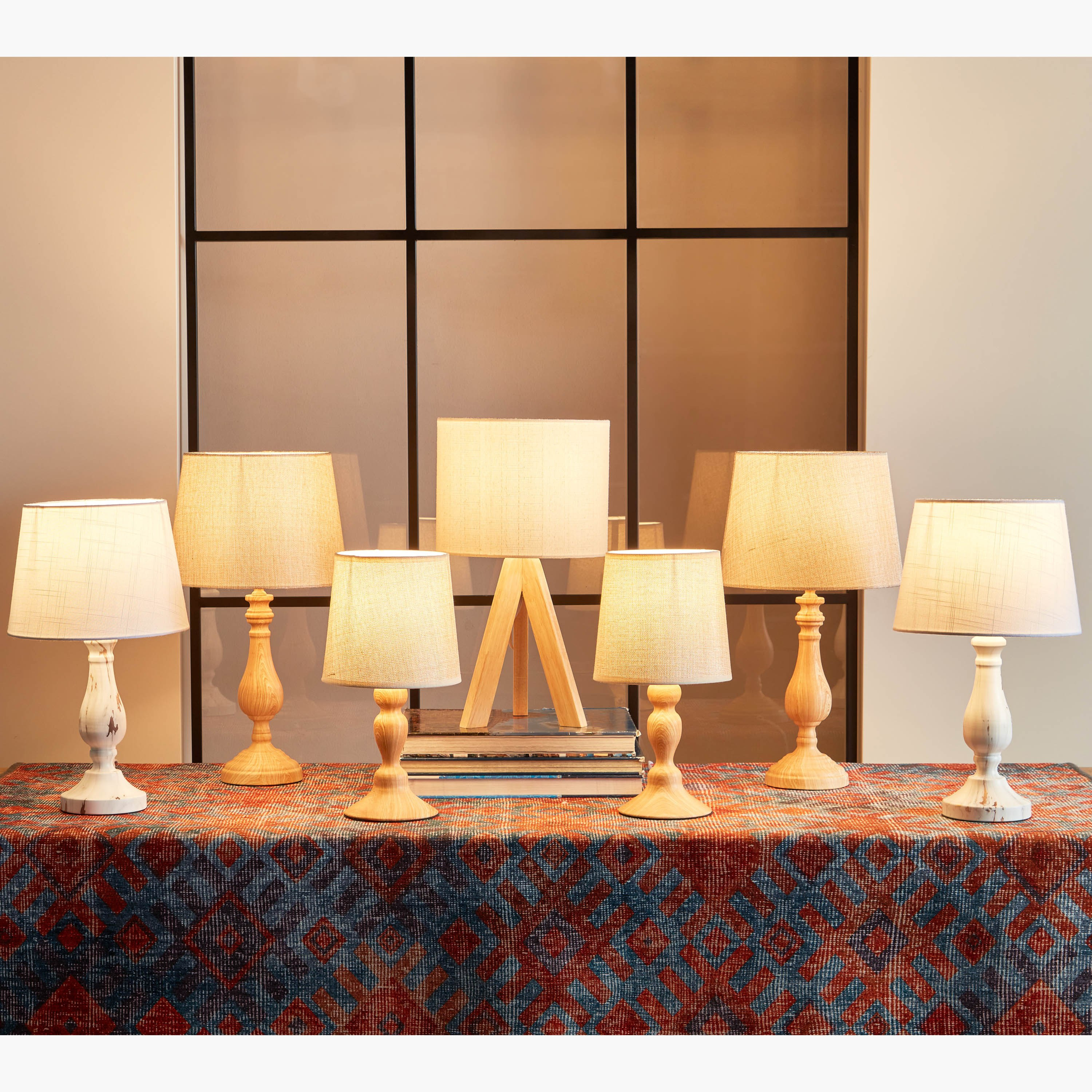 طقم مصابيح طاولة معدن قطعتين من سكوتيا - 45 سم-hbxlivingroom-lighting-tablelamps-image-6