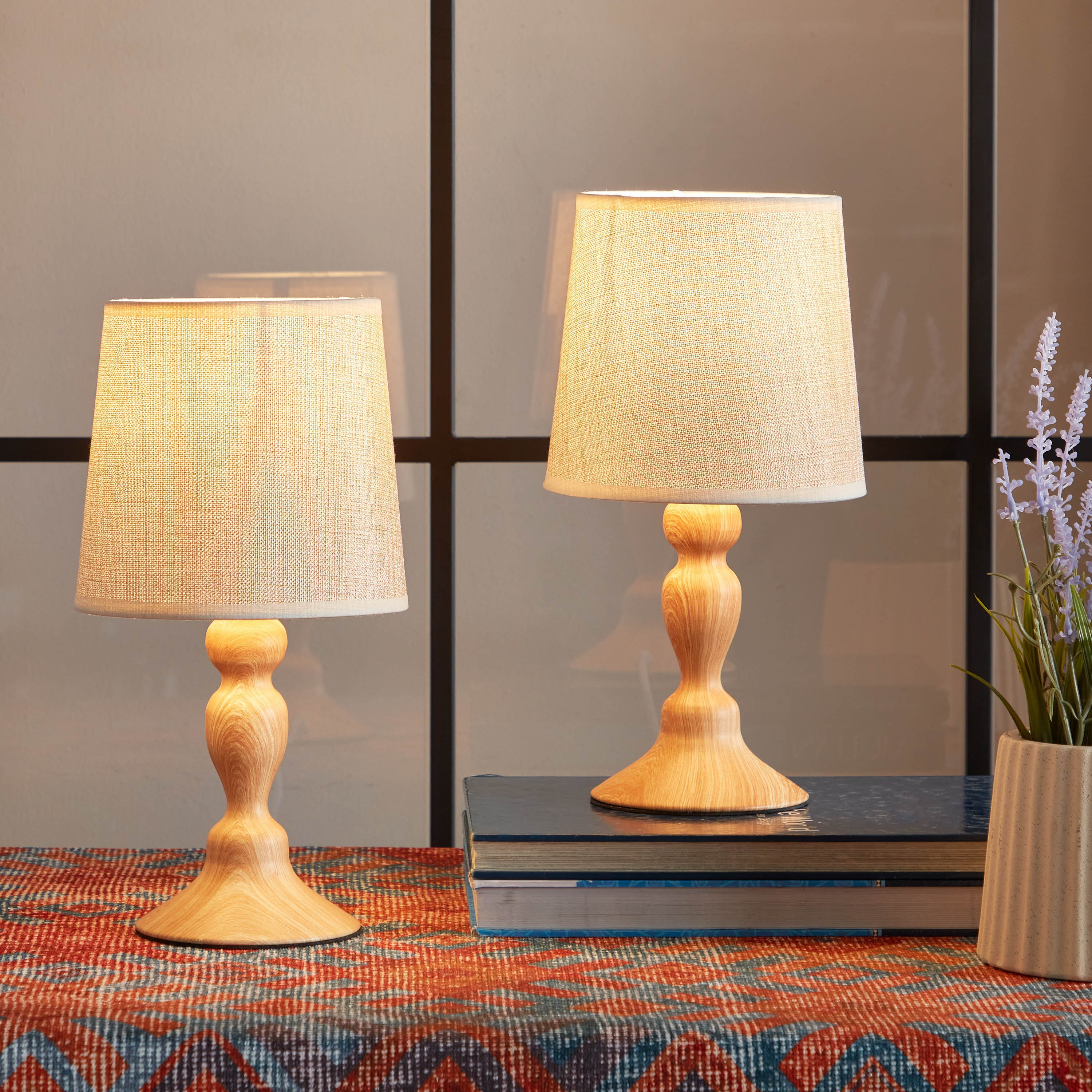 طقم مصابيح طاولة قطعتين من سكوتيا - 33 سم-hbxlivingroom-lighting-tablelamps-image-2