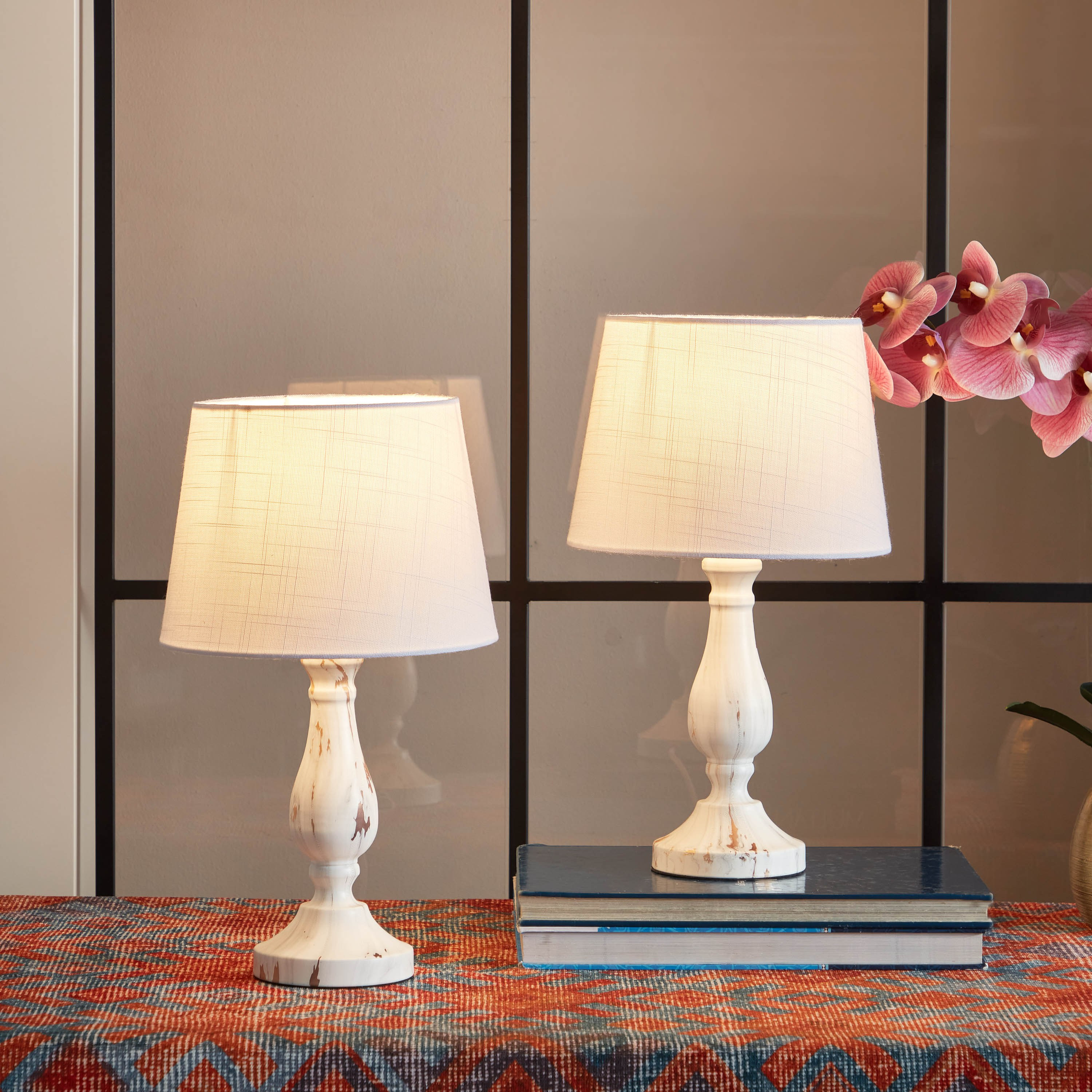 طقم مصابيح طاولة قطعتين من سكوتيا - 39 سم-hbxlivingroom-lighting-tablelamps-image-2