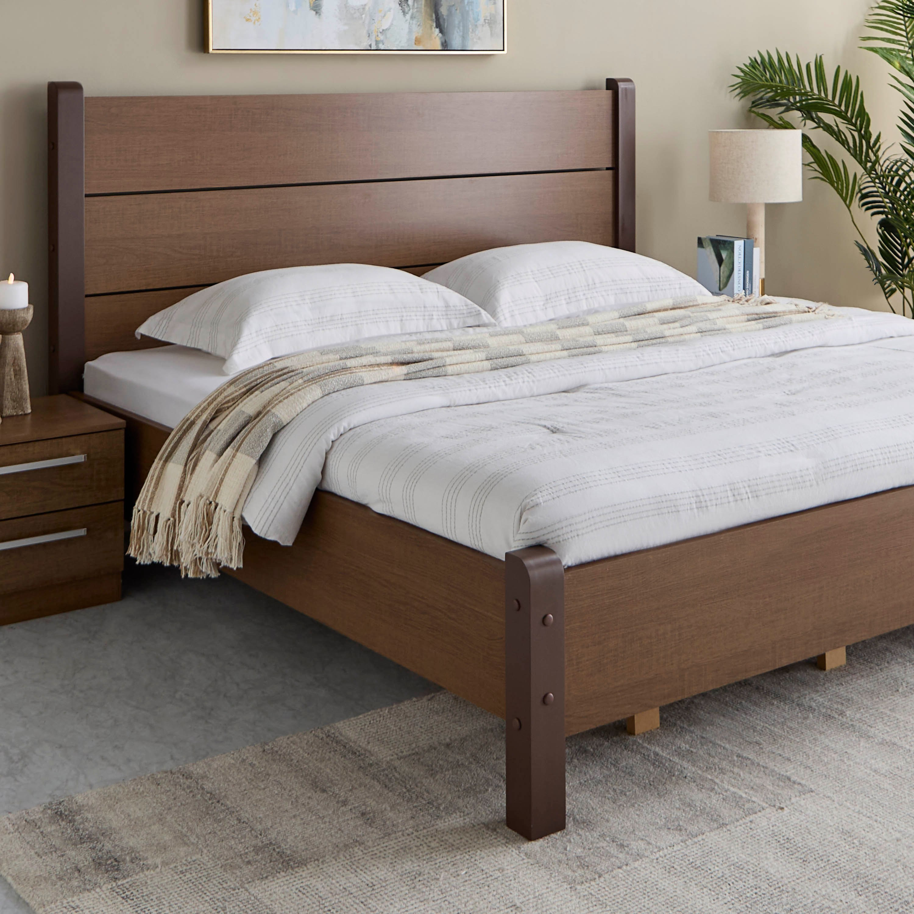 Vigo 5-Piece King Bedroom Set - 180x200 cm-hbxbedroom-bedsandbedsets-bedroomsets-king-image-3