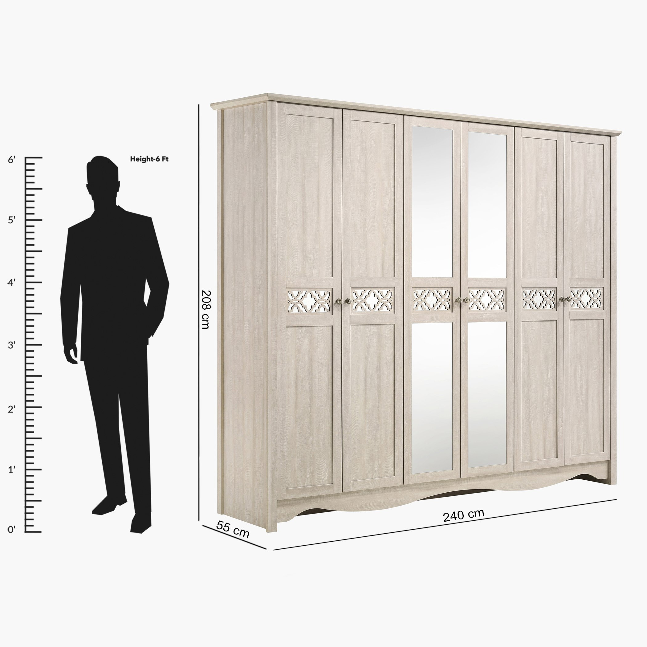 خزانة ملابس 6 أبواب بمرآتين من مراكش-hbxfurniture-wardrobes-image-8
