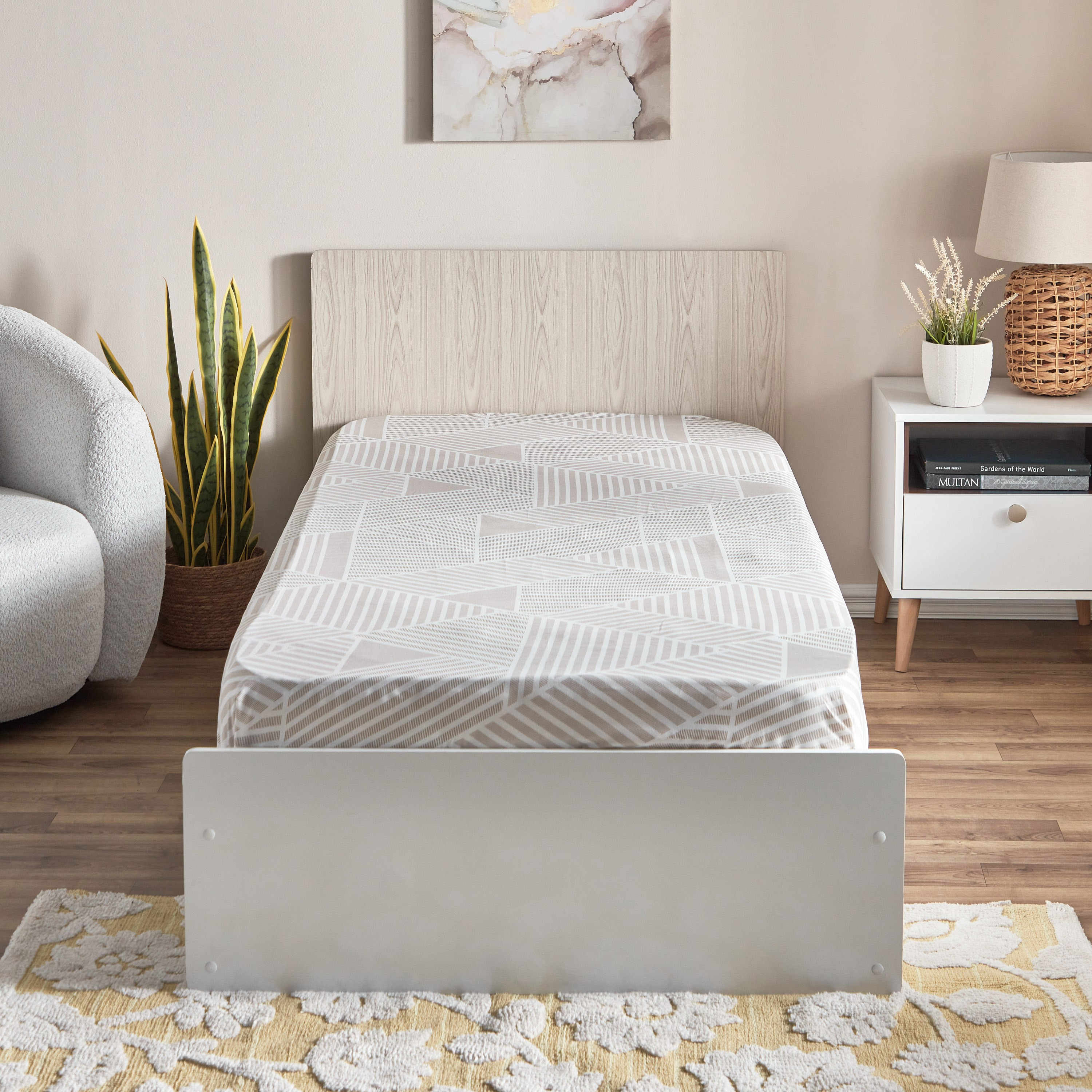 شرشف مطاطي فردي ألياف دقيقة بطبعات من أتلانتا - 90x200+25 سم-hbxhomeware-hbxbedroom-image-2