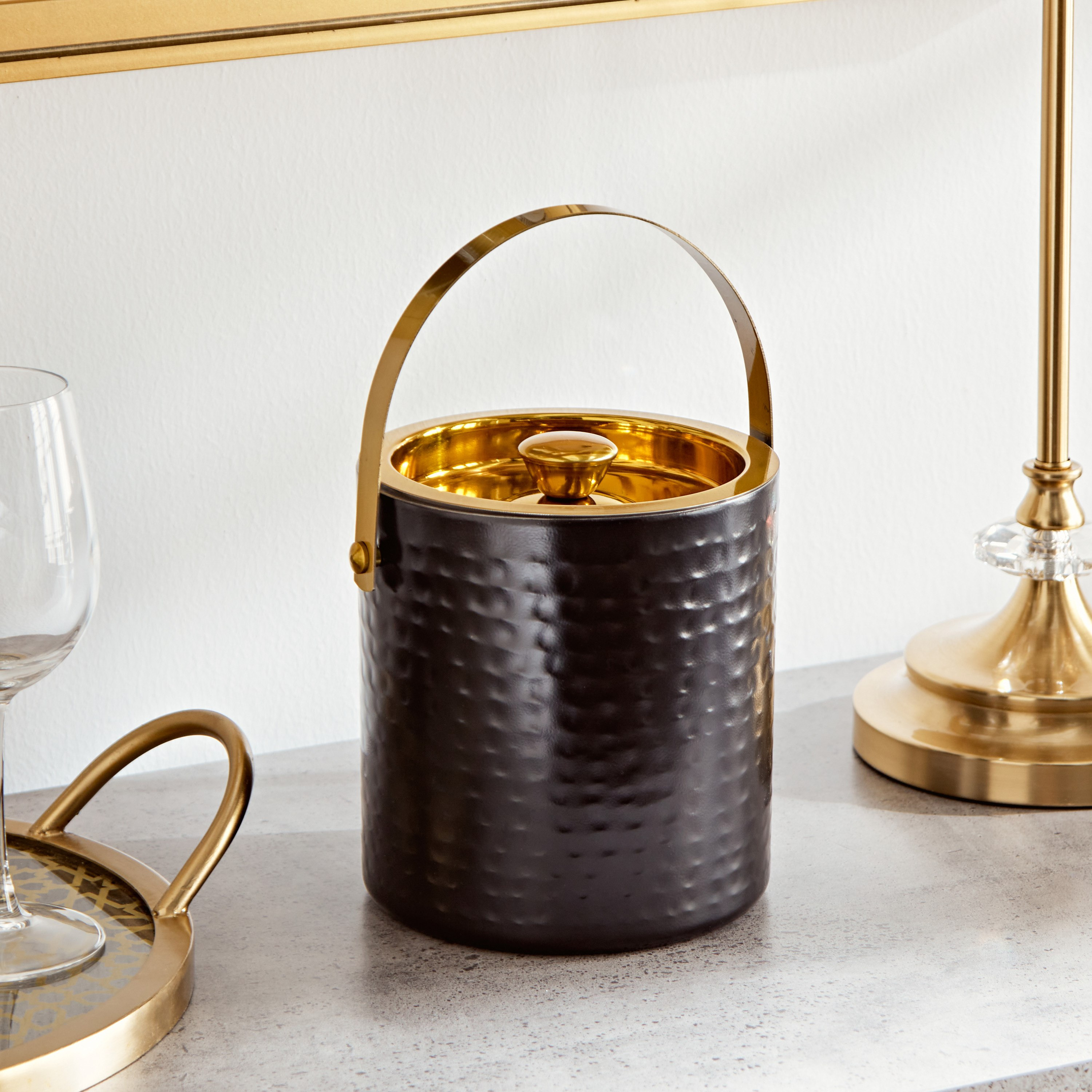 Celebration Stainless Steel Ice Bucket