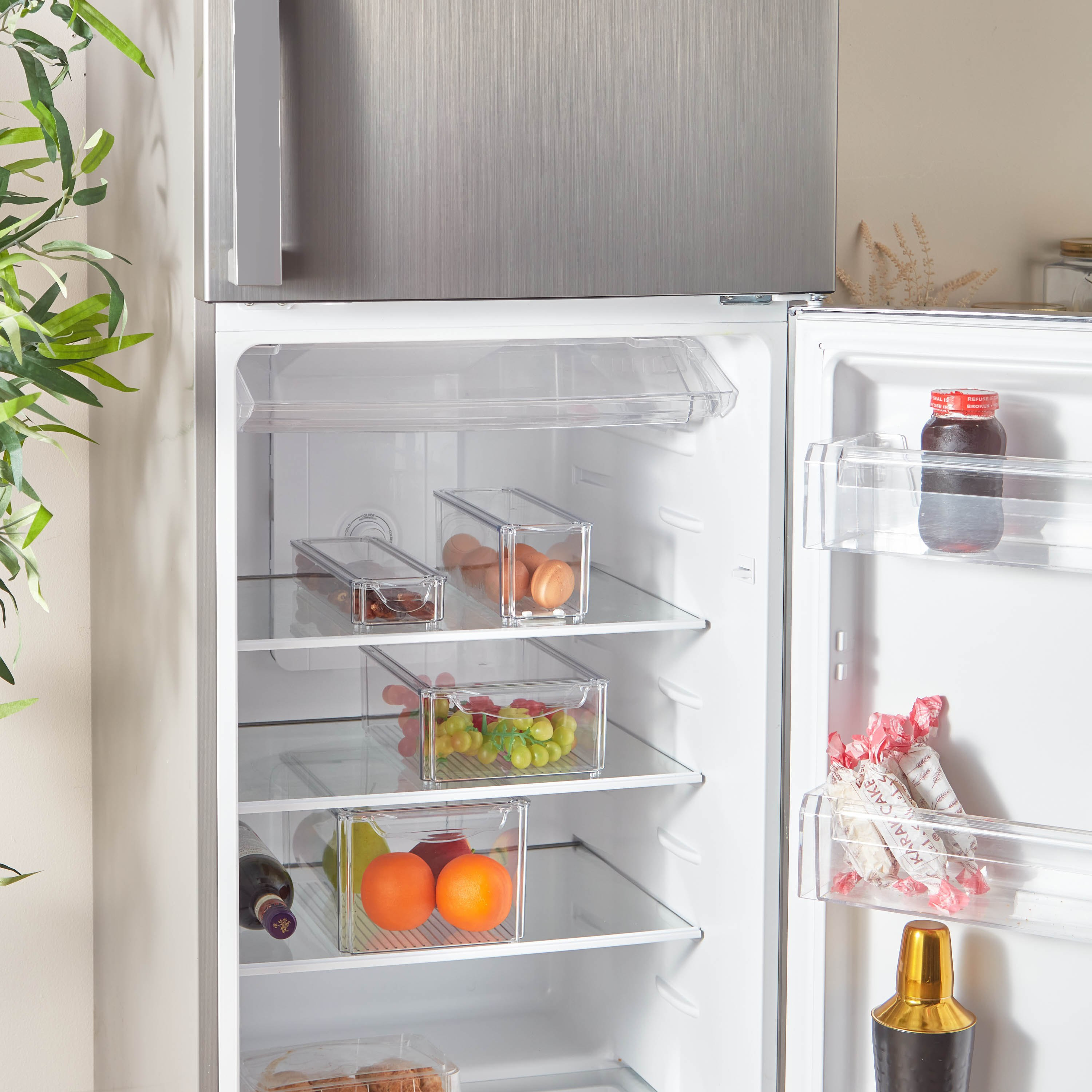 منظم ثلاجة قابل للتكديس من سيستماتيكو - 6.9 لتر-hbxkitchen-kitchenware-kitchenaccessories-image-4