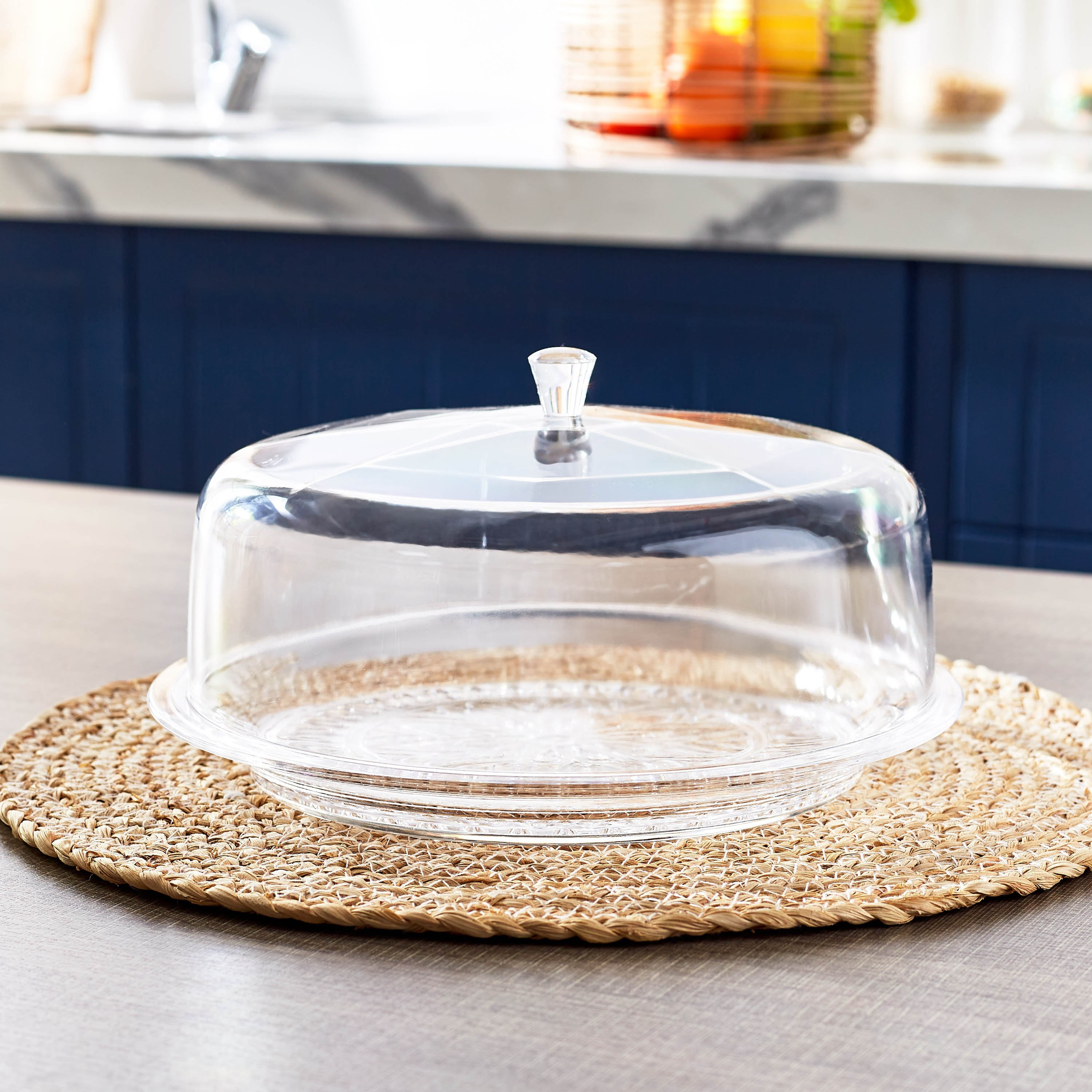 صحن كيك أكريليك من أوركيد - 25 سم-hbxdecorandfurnishings-tabletop-serveware-image-2
