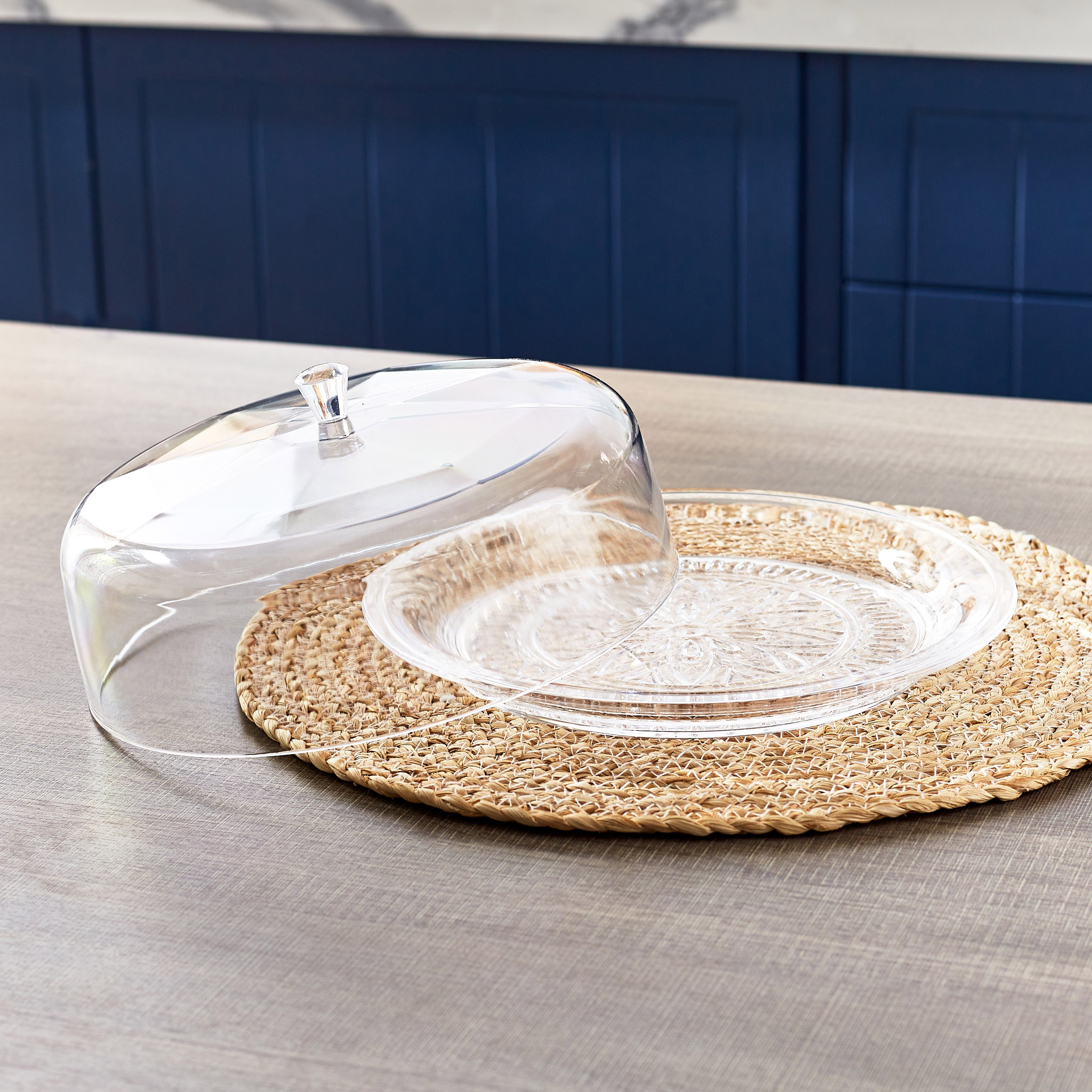 صحن كيك أكريليك من أوركيد - 25 سم-hbxdecorandfurnishings-tabletop-serveware-image-3