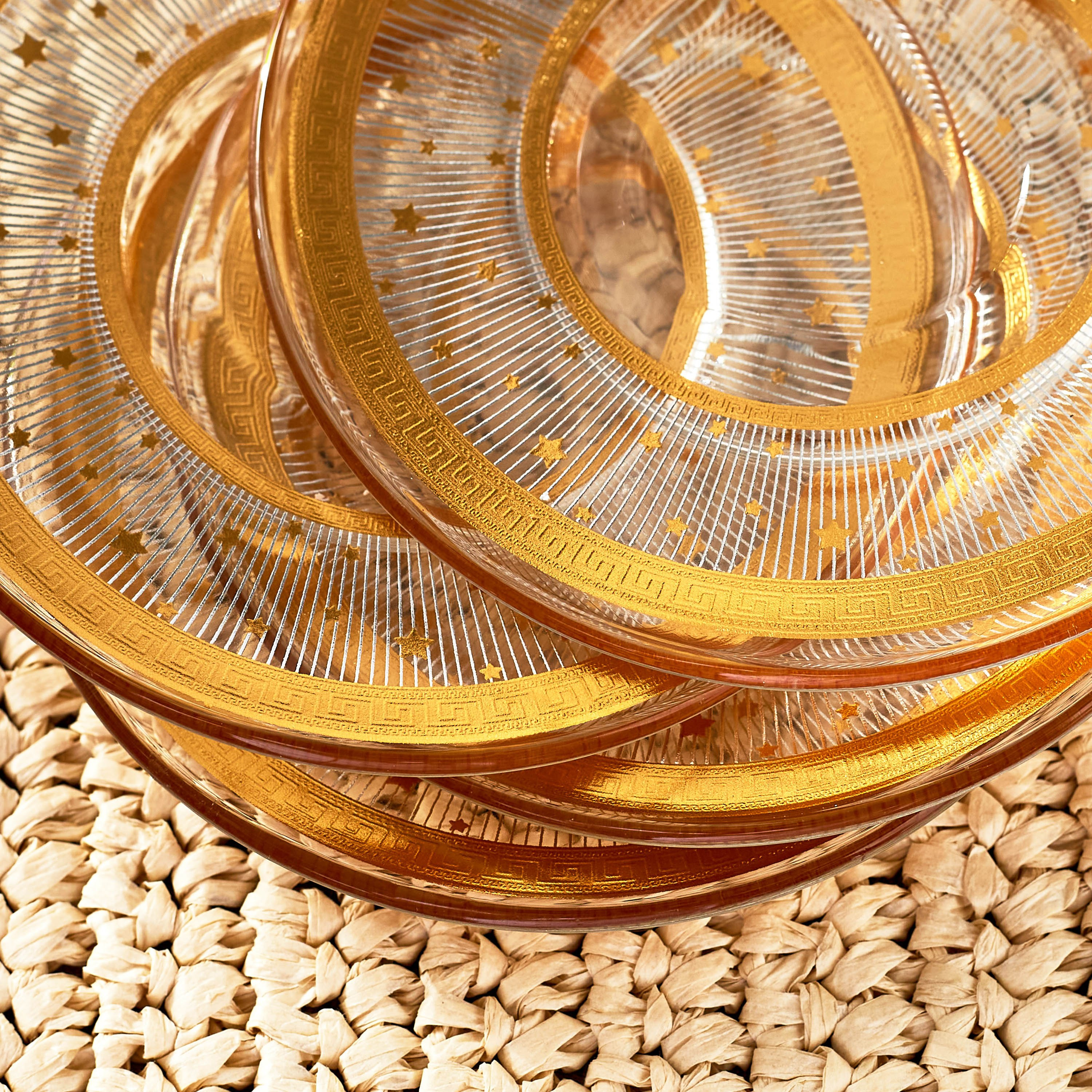 طقم فناجين وصحون زجاج 12 قطعة من أوركيد - 200 مل-hbxhomeware-hbxkitchen-image-4