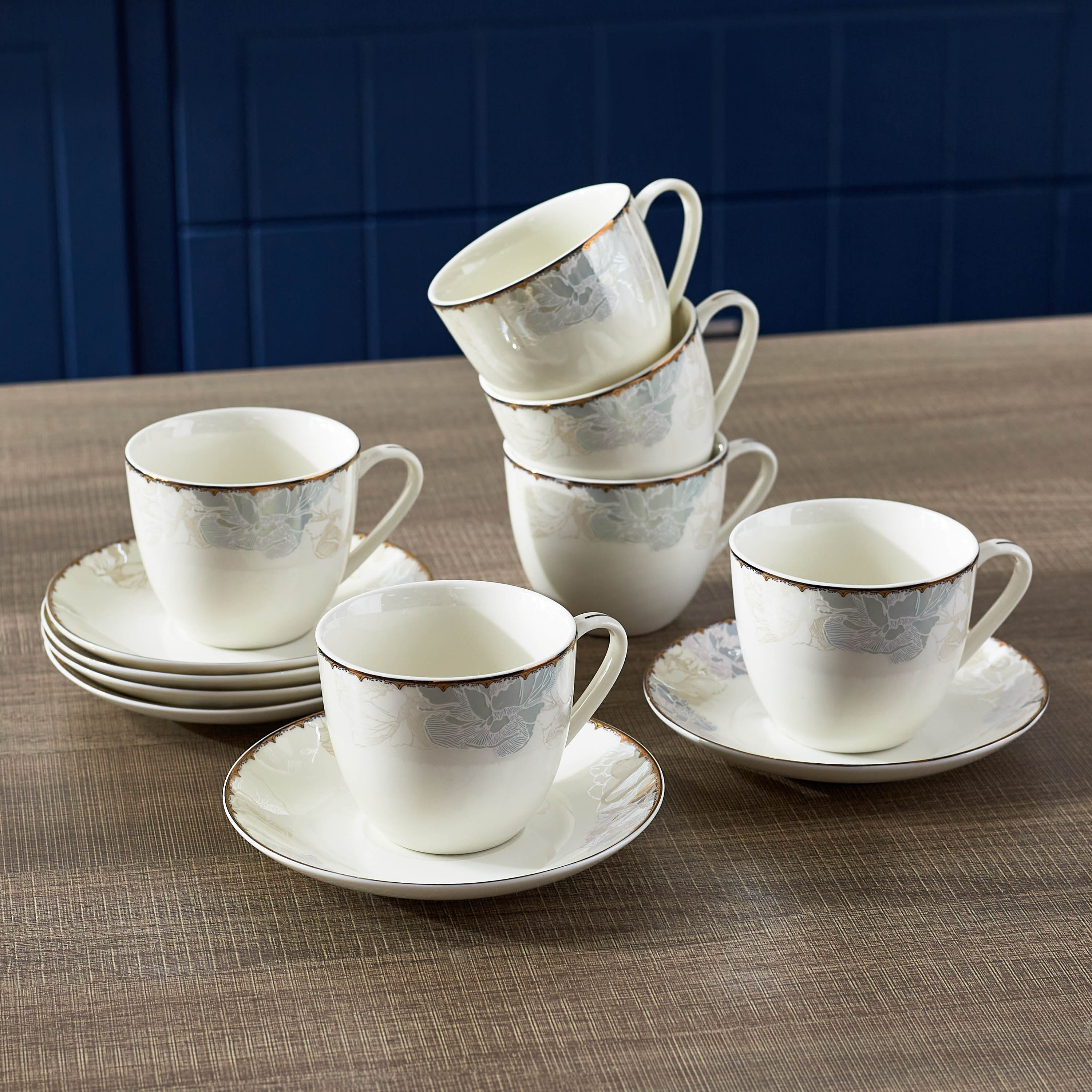 طقم أكواب وصحون 12 قطعة من كوينز لوتس-hbxhomeware-hbxkitchen-image-1
