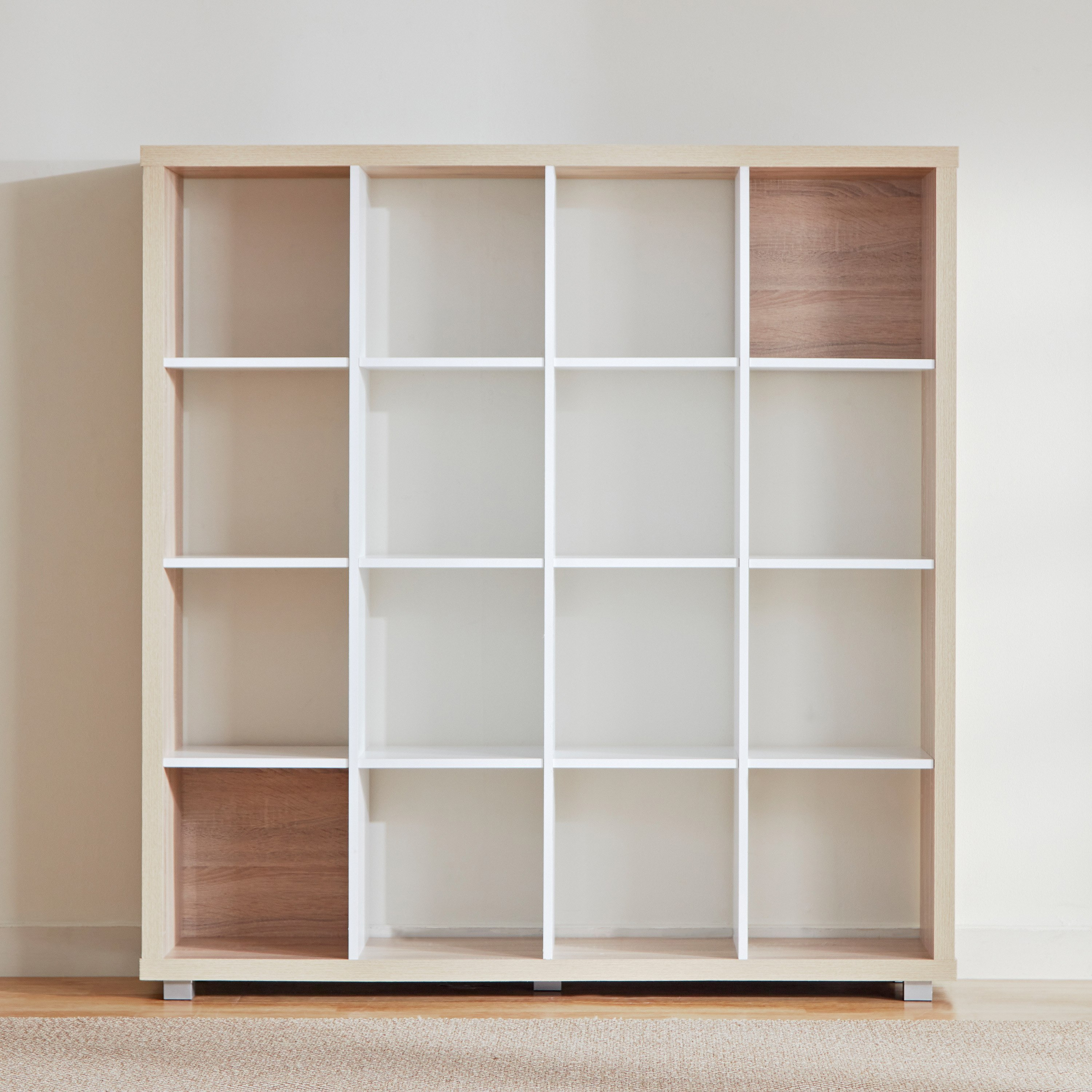 Alford Patara 16-Cube Divider Bookcase-hbxfurniture-office-bookcases-image-4