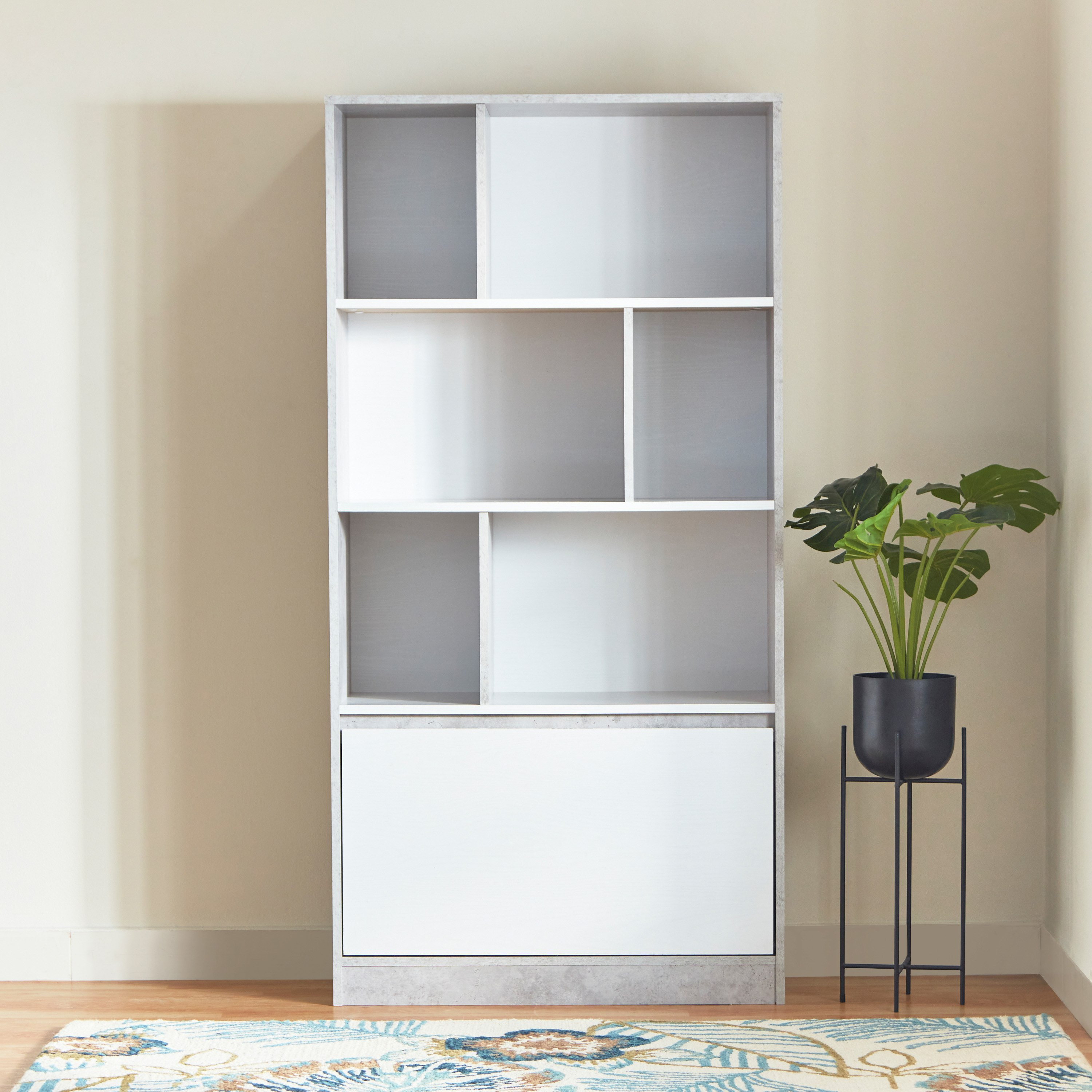 Alford Patara 3-Tier Bookcase with Drawer-hbxfurniture-office-bookcases-image-3