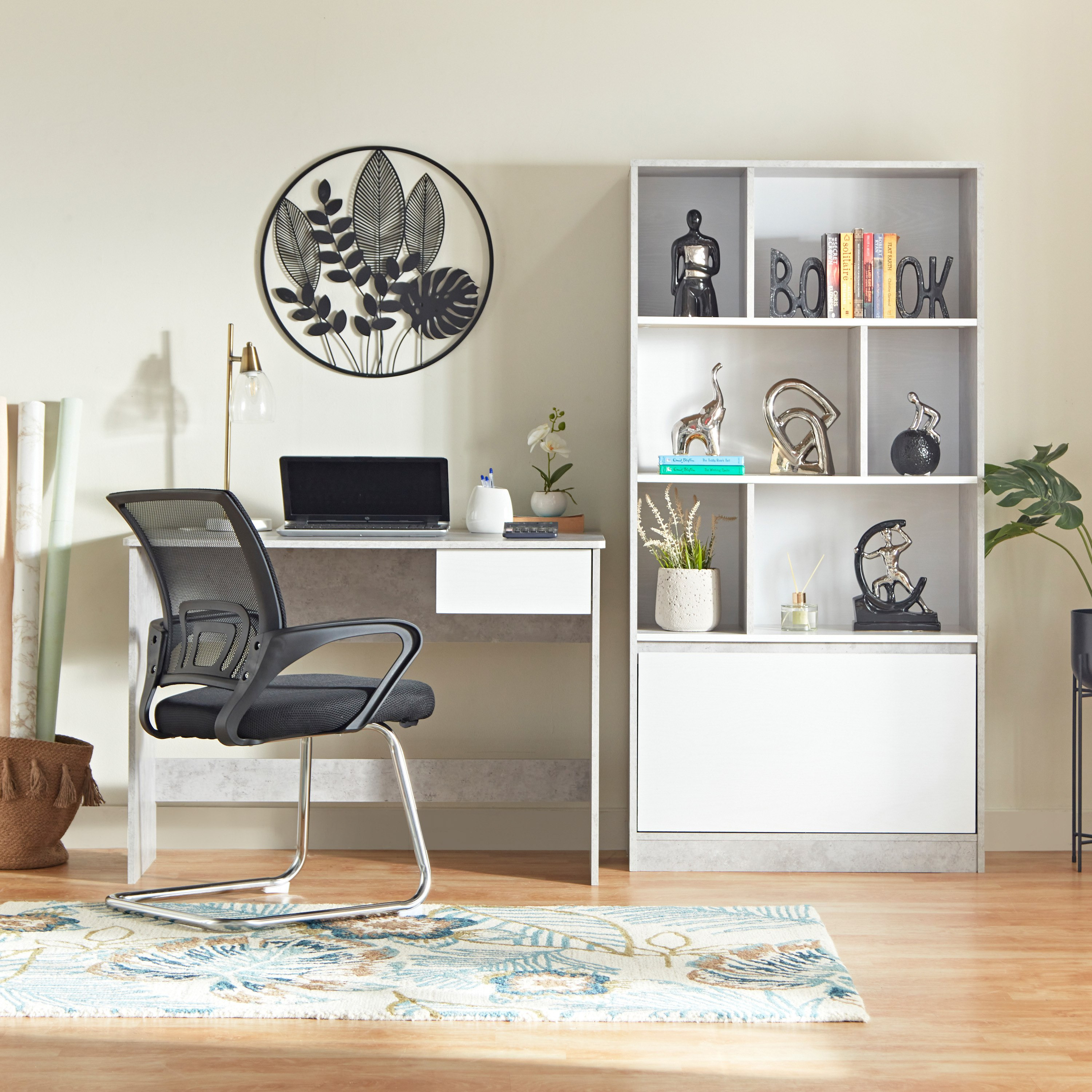 Alford Patara 3-Tier Bookcase with Drawer-hbxfurniture-office-bookcases-image-11