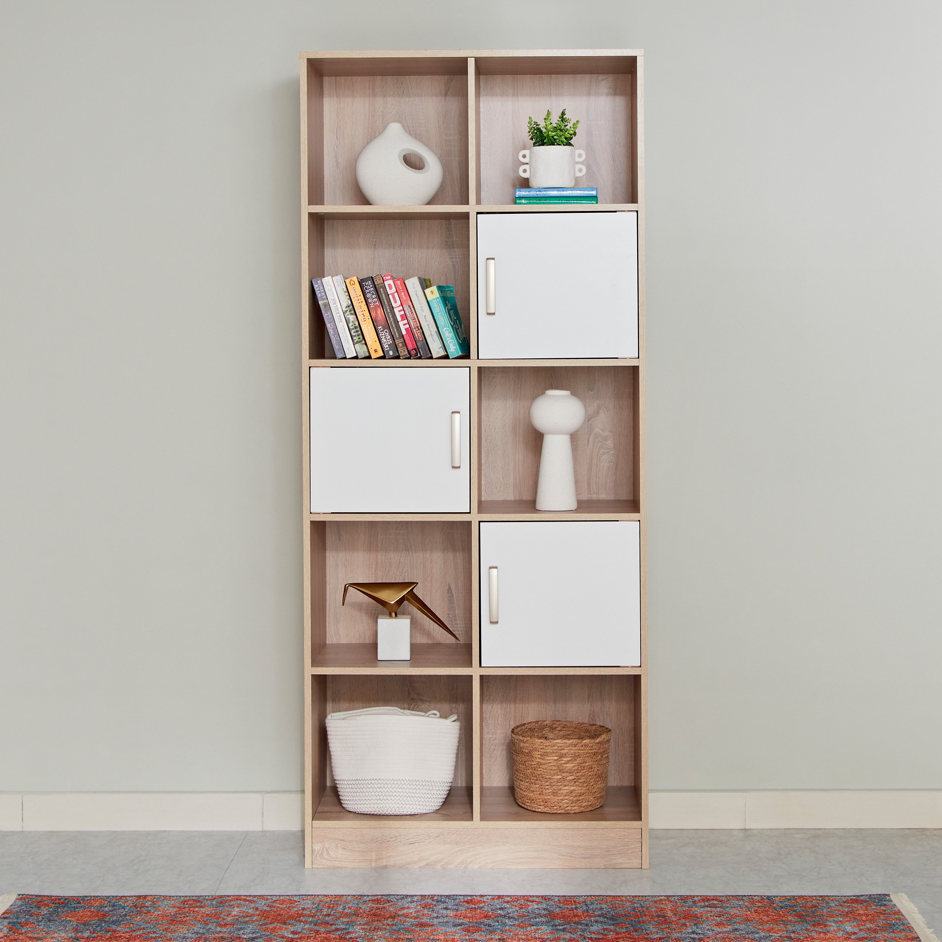 Alford Cooper Bookcase with 3 Doors-hbxfurniture-office-bookcases-image-2