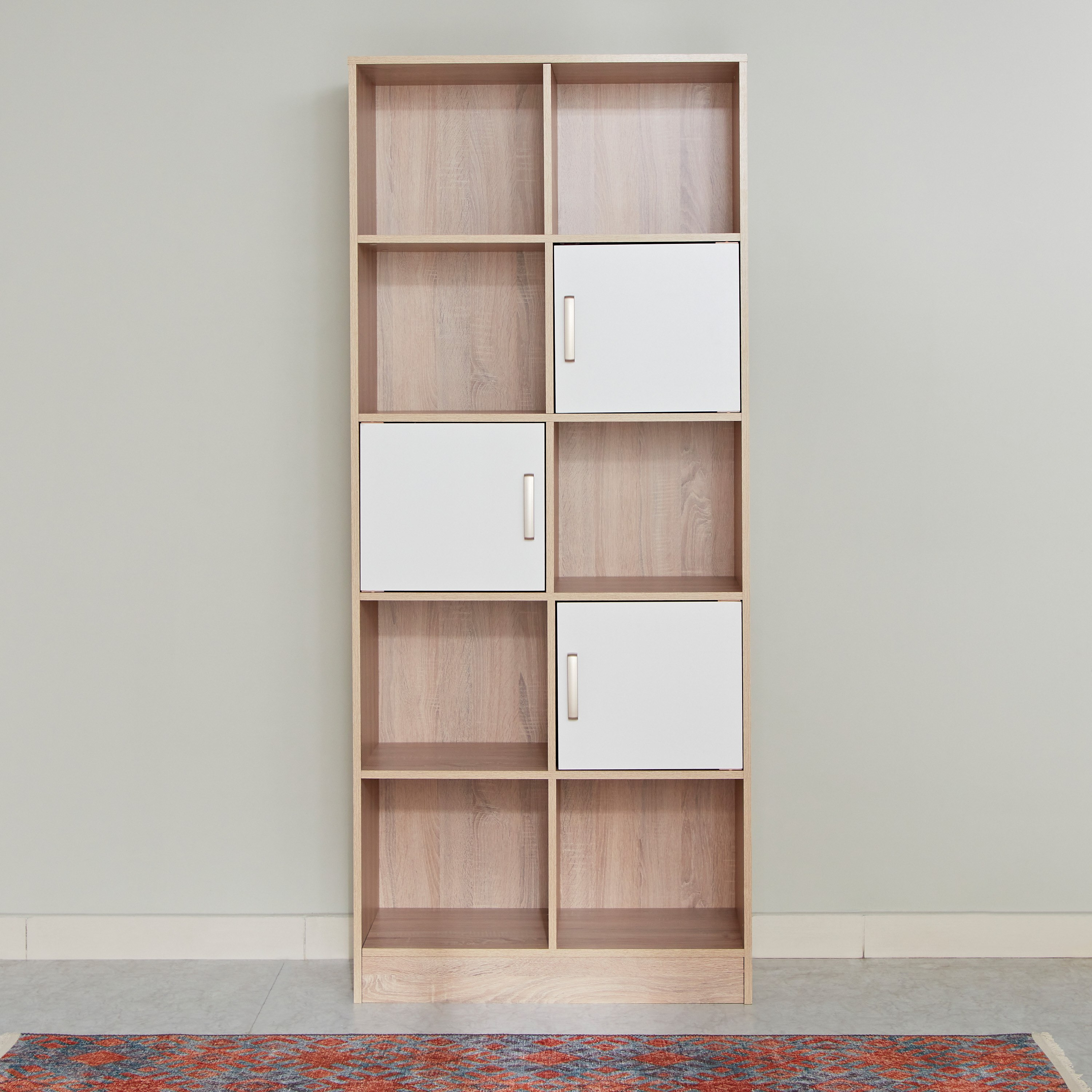 Alford Cooper Bookcase with 3 Doors-hbxfurniture-office-bookcases-image-3