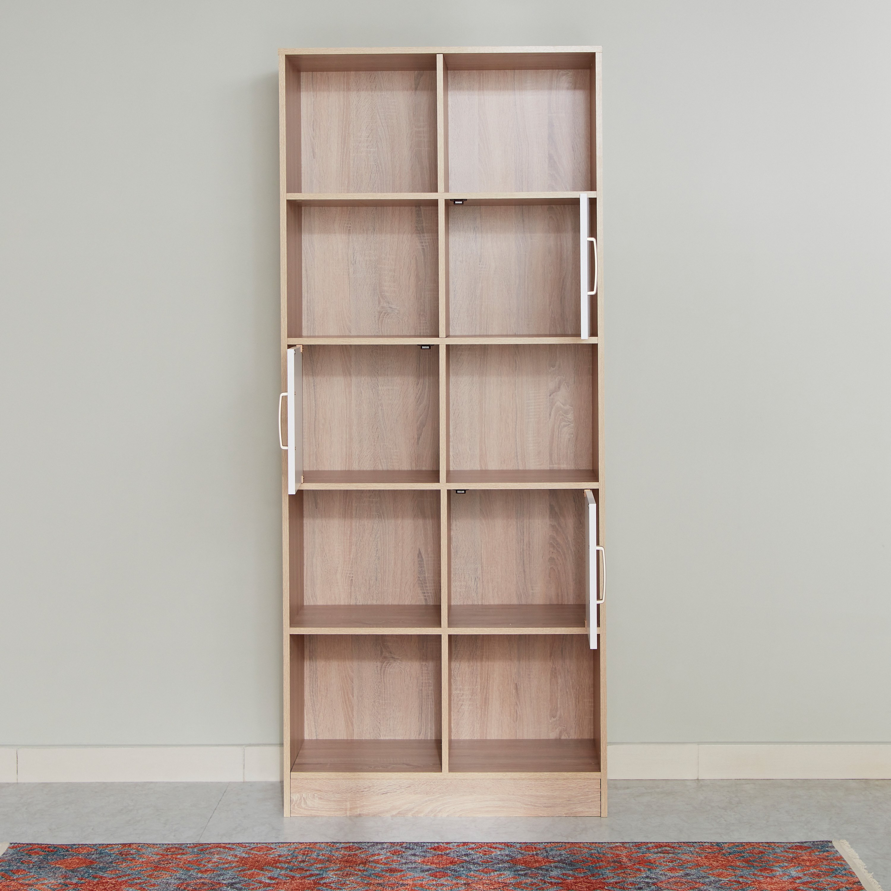Alford Cooper Bookcase with 3 Doors-hbxfurniture-office-bookcases-image-4