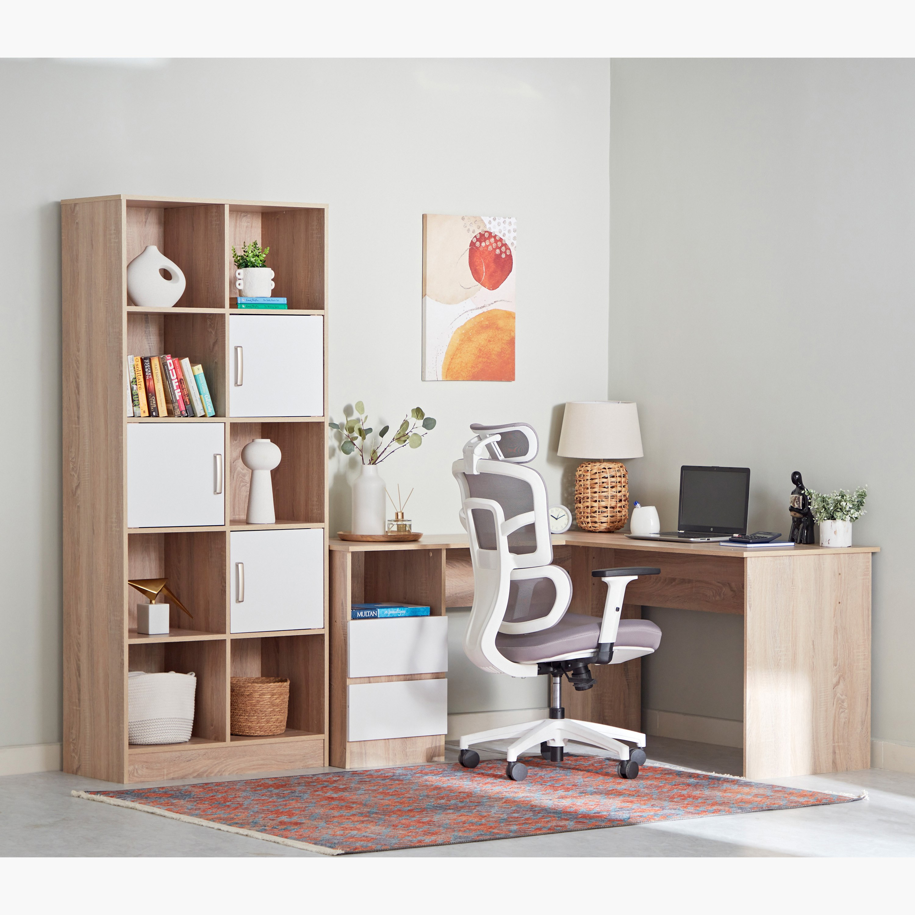 Alford Cooper Bookcase with 3 Doors-hbxfurniture-office-bookcases-image-8