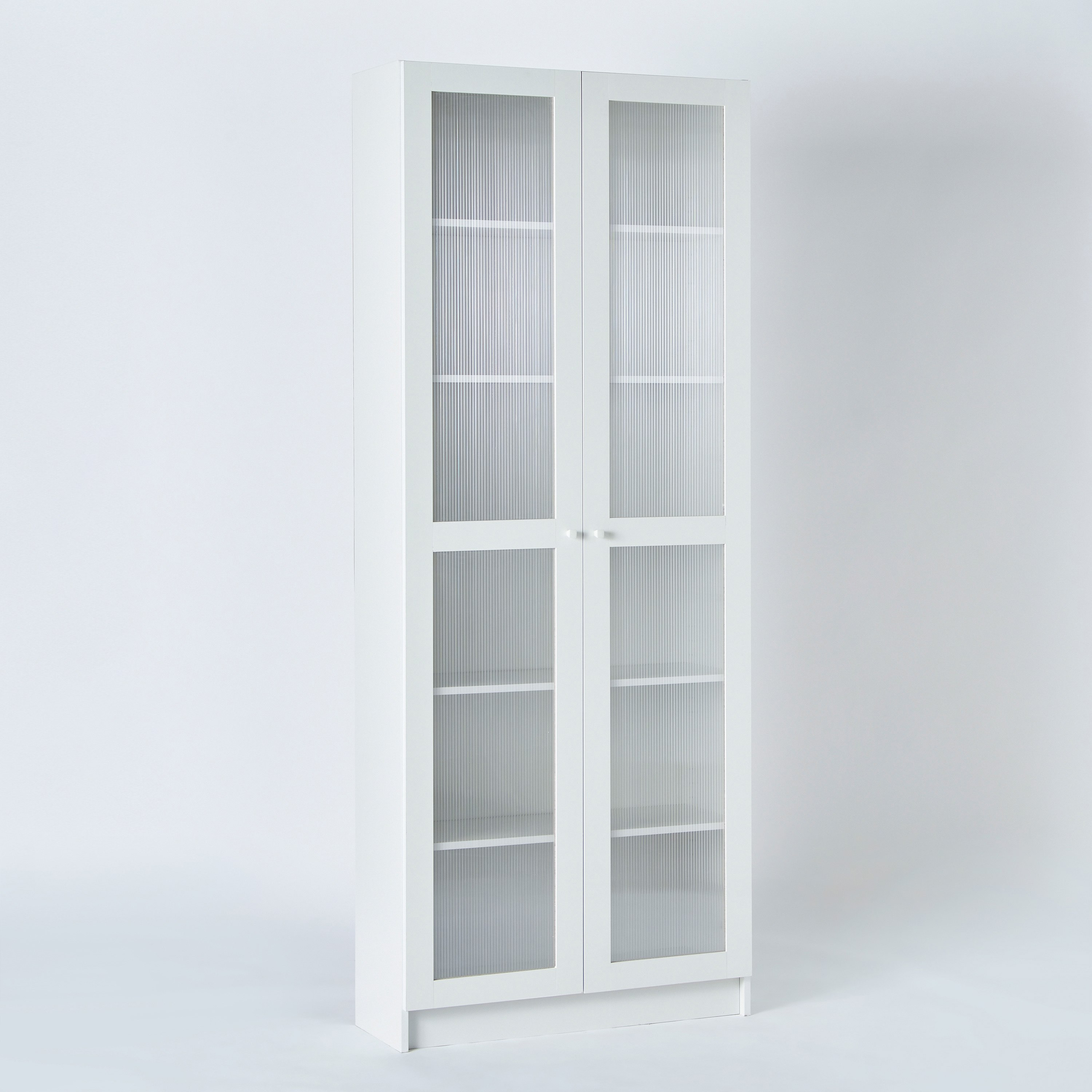 Frankfurt 6-Tier Multipurpose Bookcase Storage Unit with 2 Acrylic Doors-hbxfurniture-office-bookcases-image-17