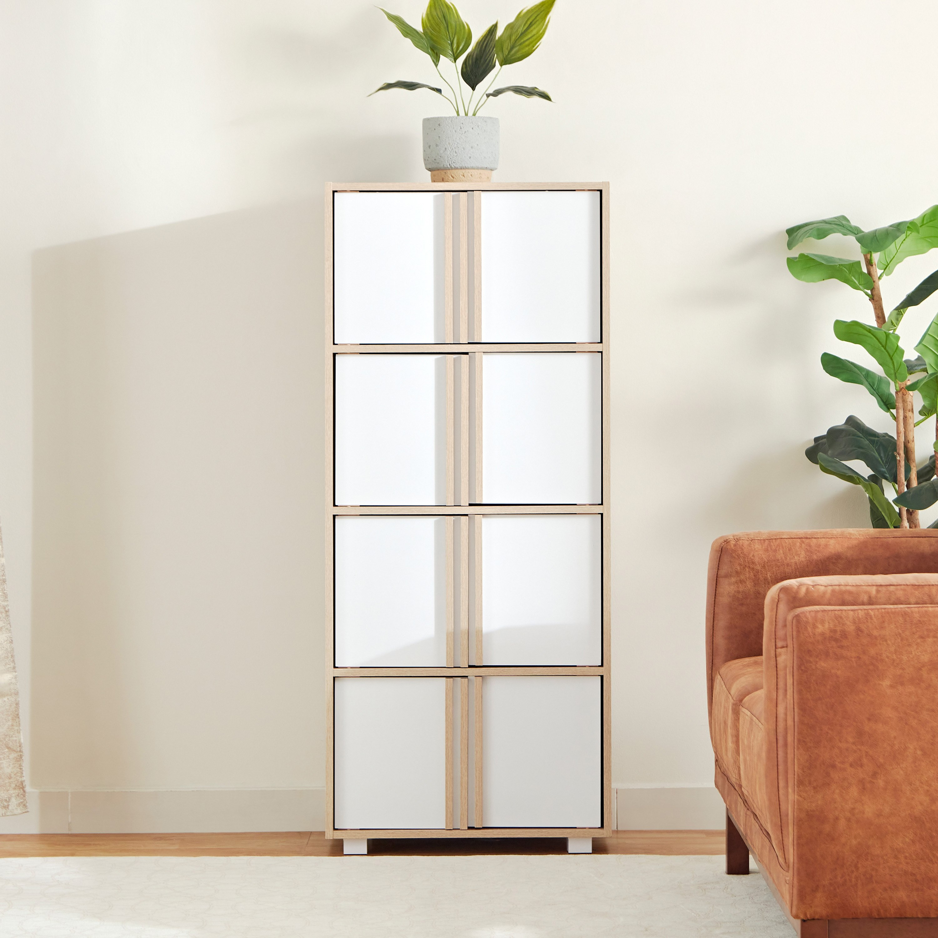Alford Aspen 8-Door Storage Multipurpose Unit-hbxfurniture-office-bookcases-image-2
