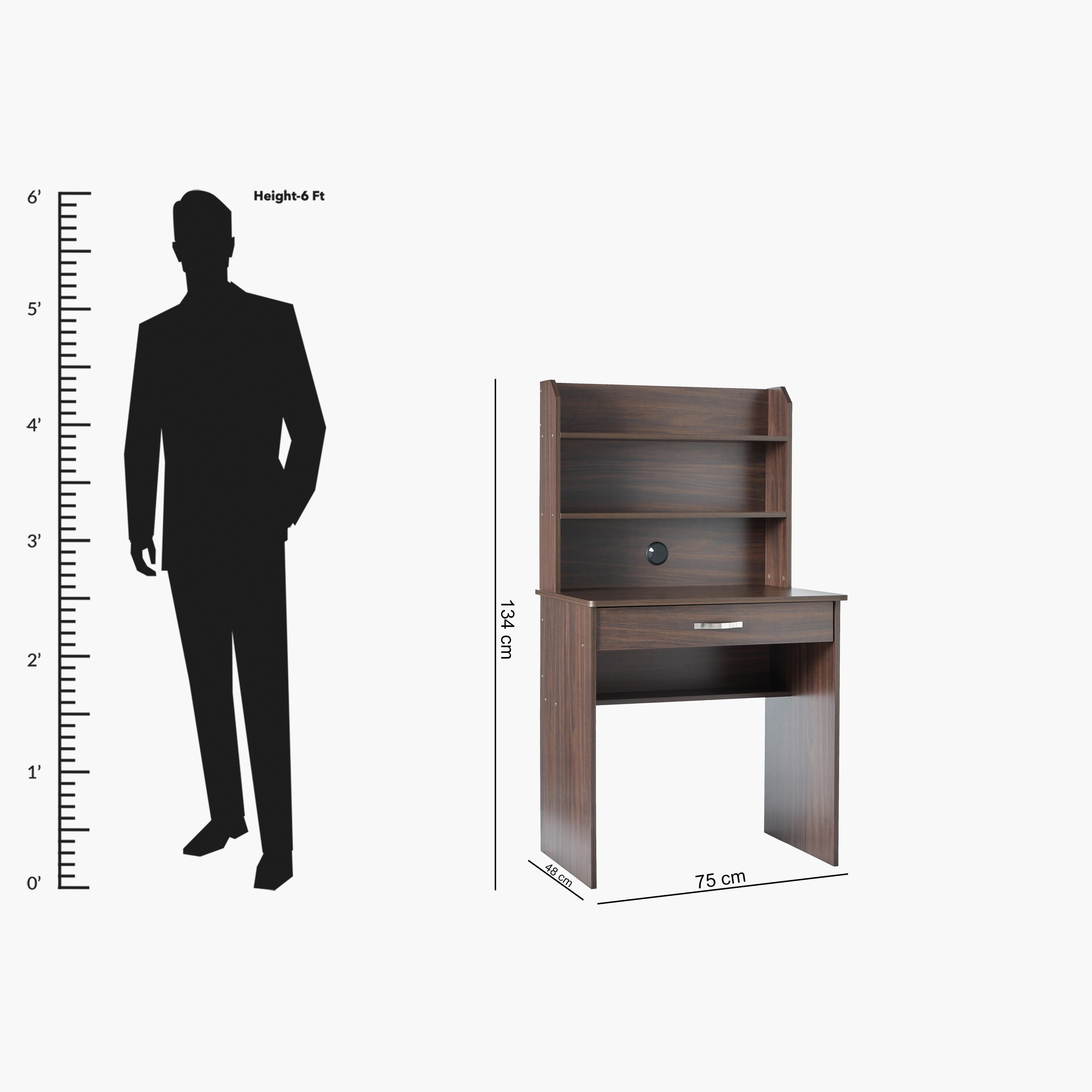 مكتب دراسة بخزانة ودرج من جاز-hbxfurniture-office-desks-image-11