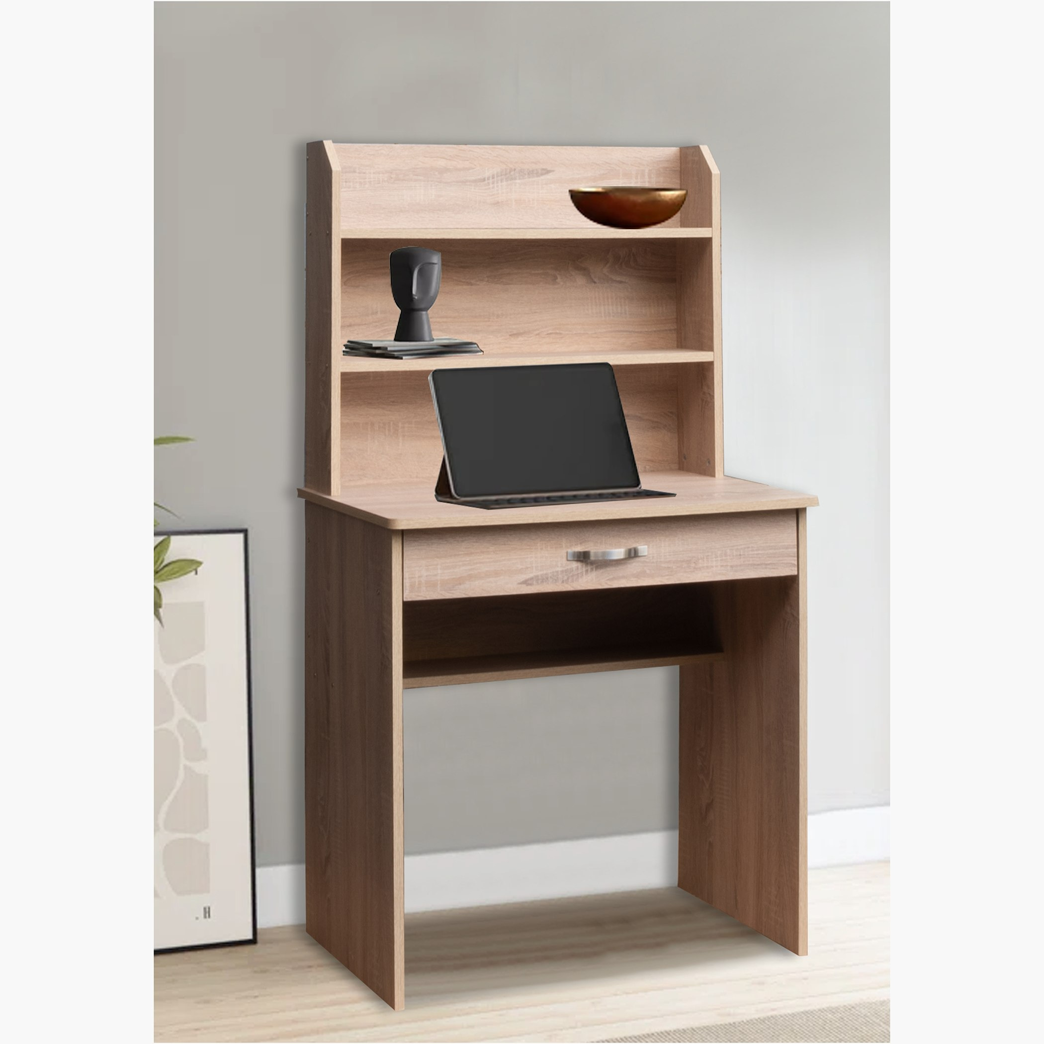 Office desk with hutch deals and drawers