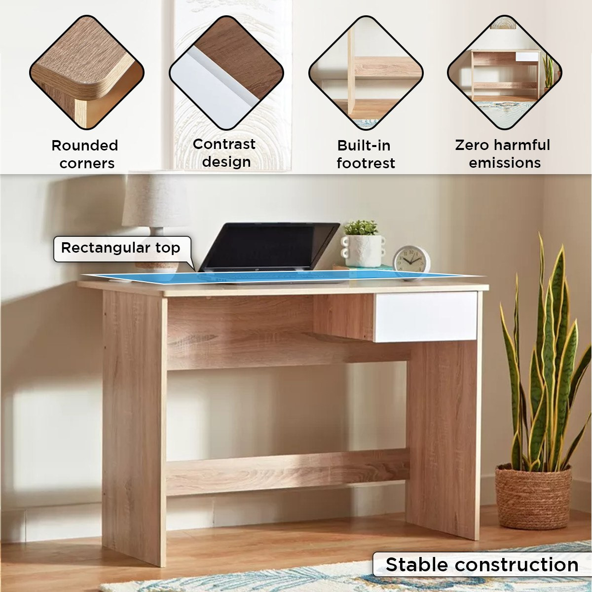 Alford Patara Large Study Desk with Drawer-hbxfurniture-office-desks-image-5