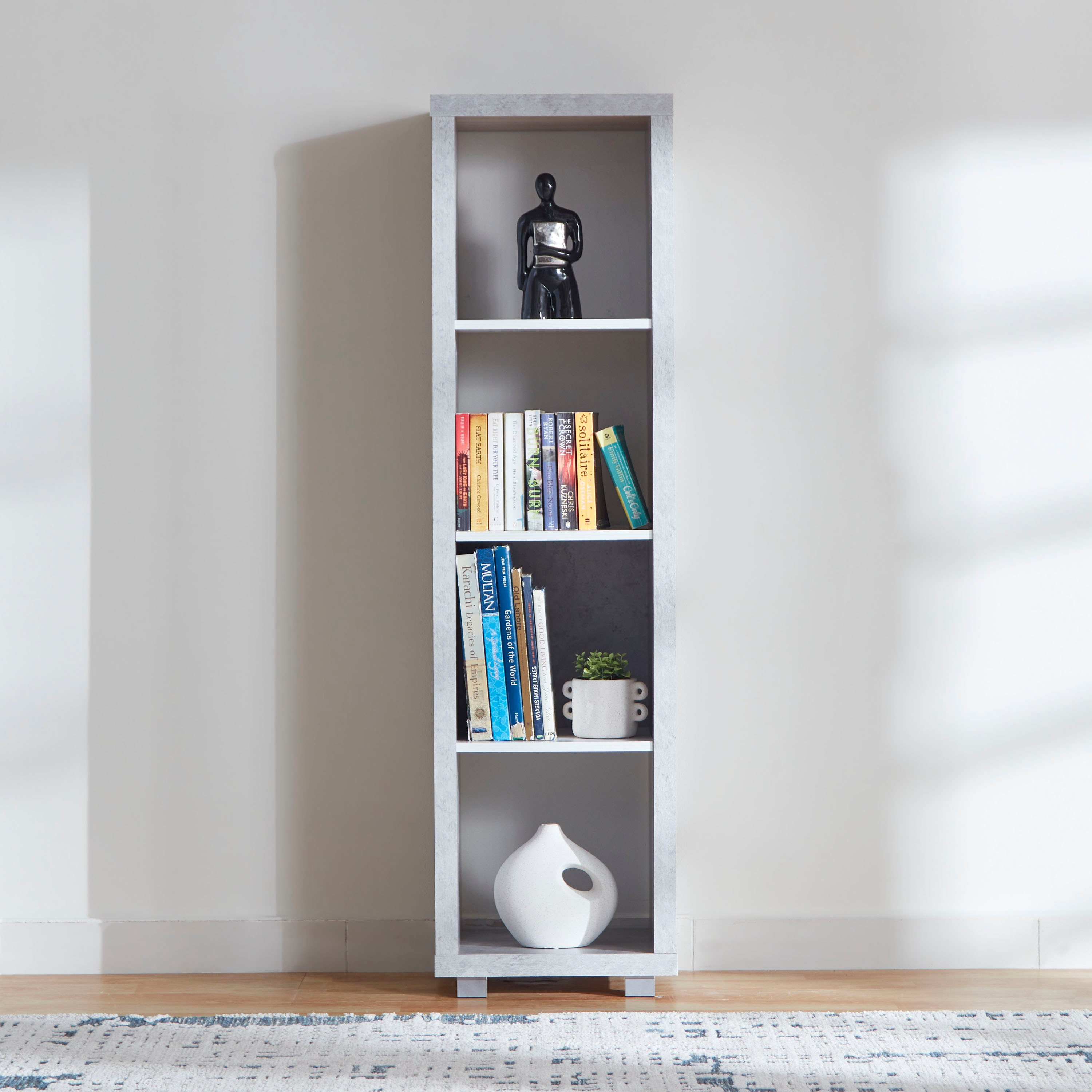 Alford Patara 4-Cube Divider Bookcase-hbxfurniture-office-bookcases-image-2
