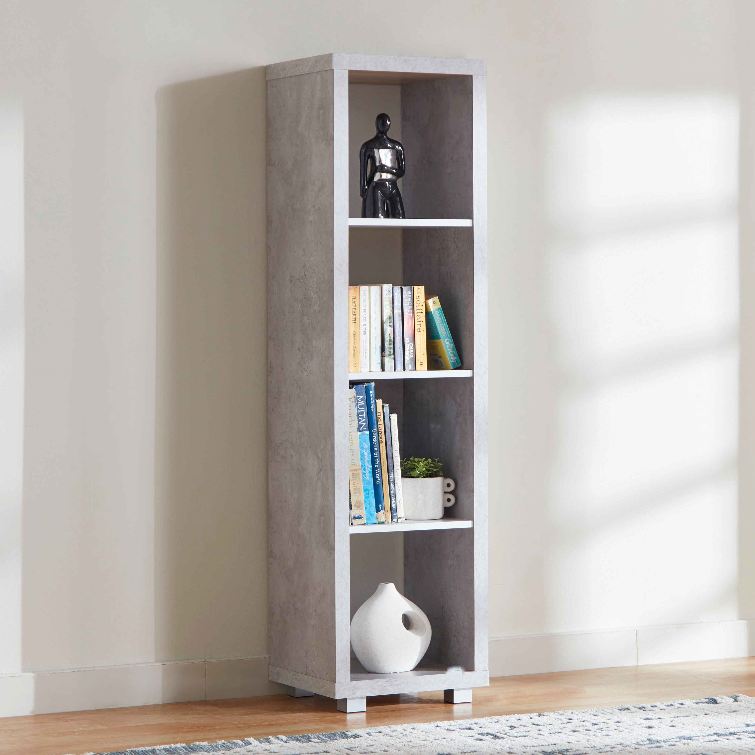 Alford Patara 4-Cube Divider Bookcase-hbxfurniture-office-bookcases-image-2