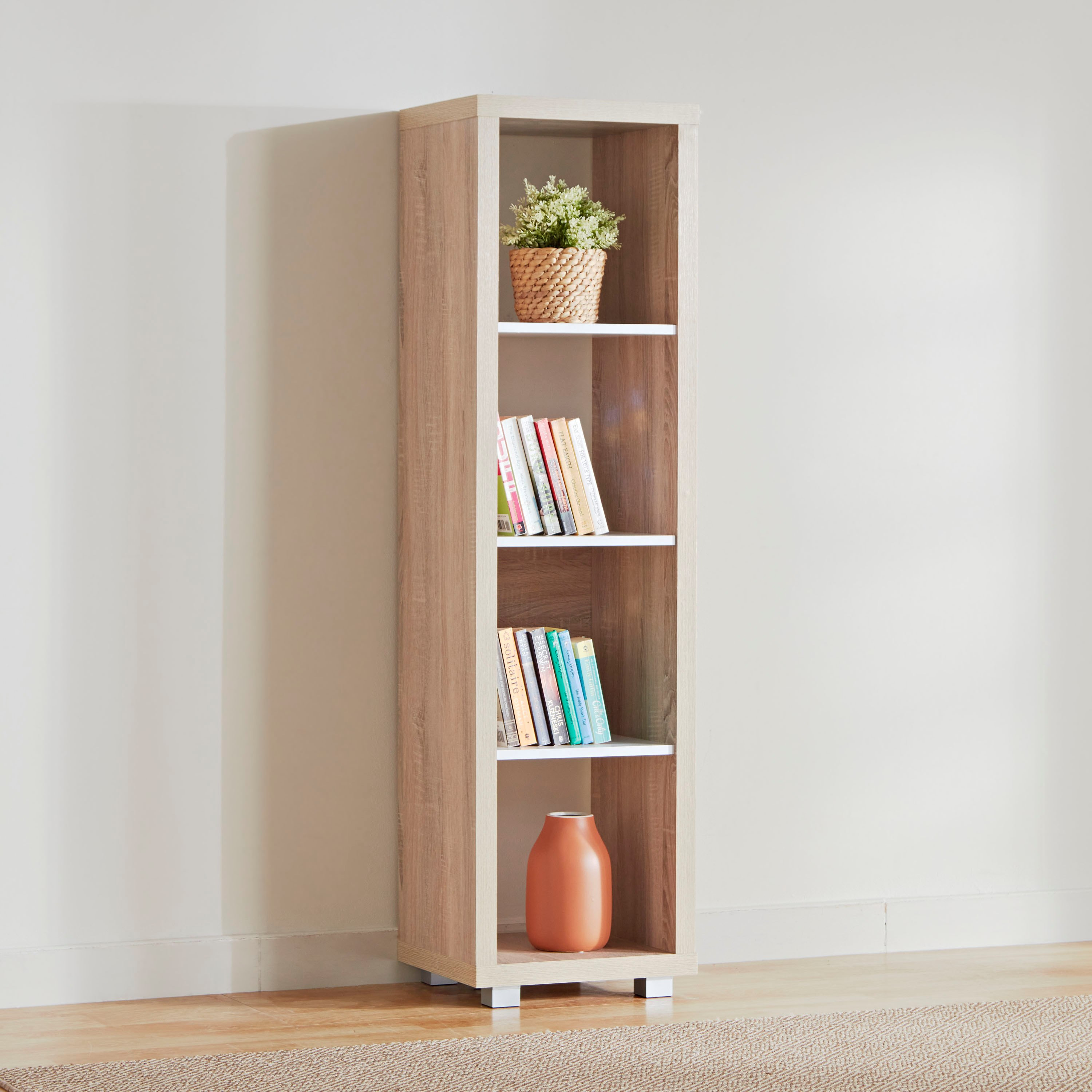 Alford Patara 4-Cube Divider Bookcase-hbxfurniture-office-bookcases-image-1