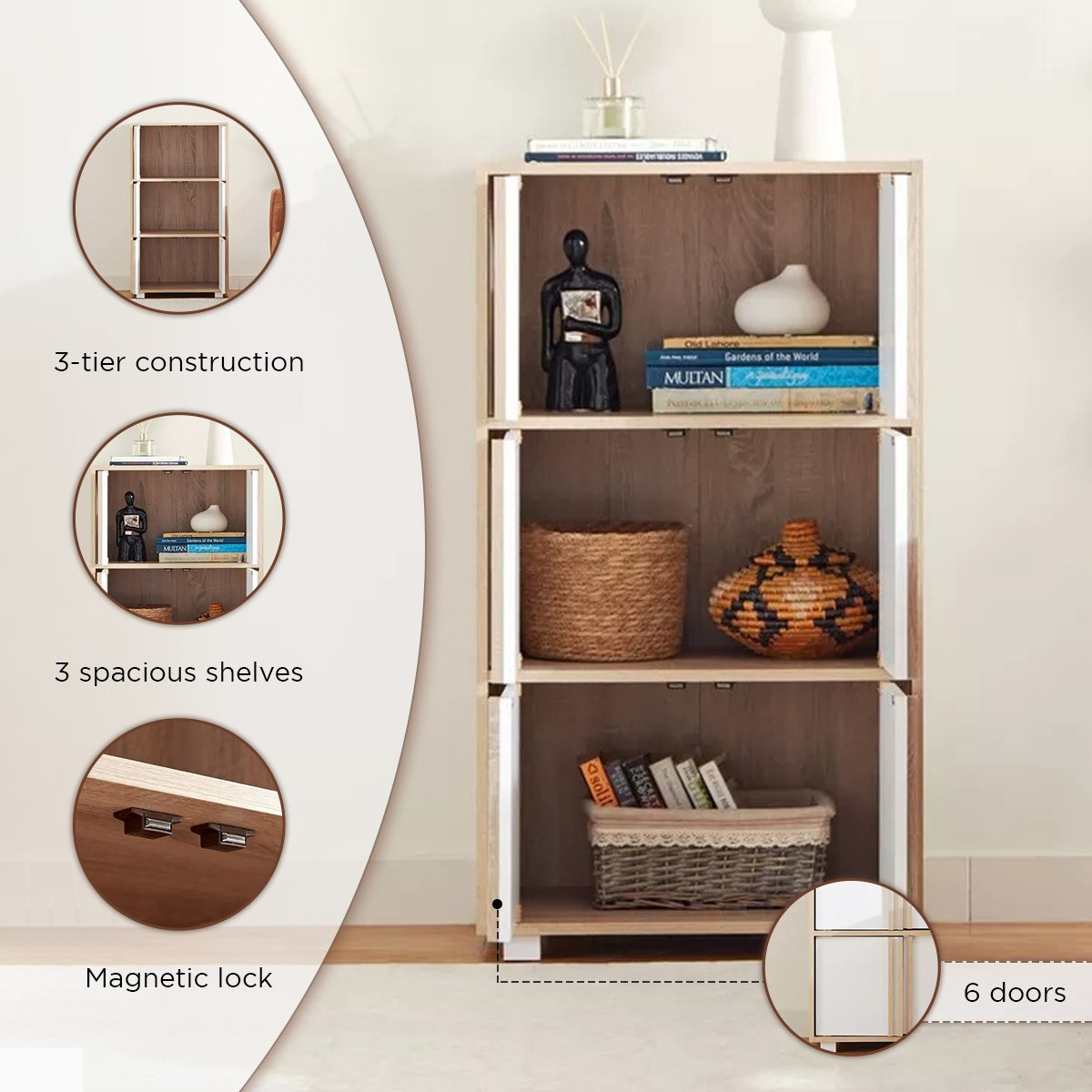 Alford Aspen 6-Door Multipurpose Storage Unit-hbxfurniture-office-bookcases-image-11