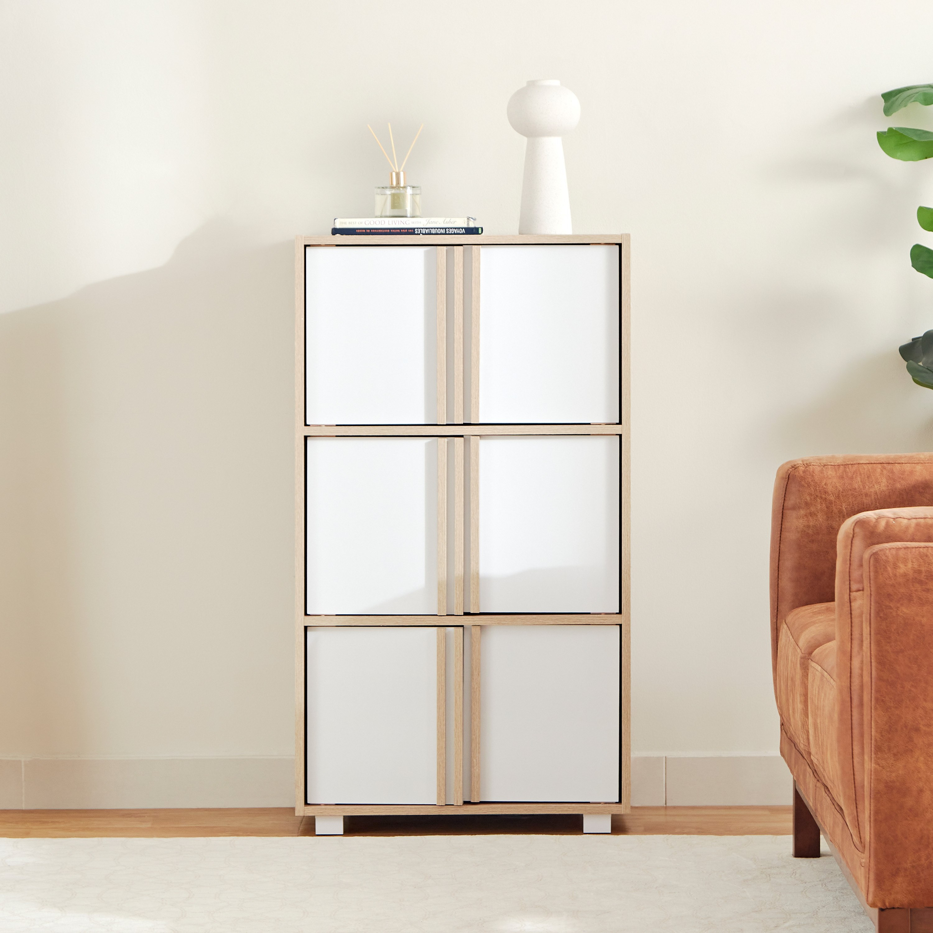 Alford Aspen 6-Door Multipurpose Storage Unit-hbxfurniture-office-bookcases-image-2