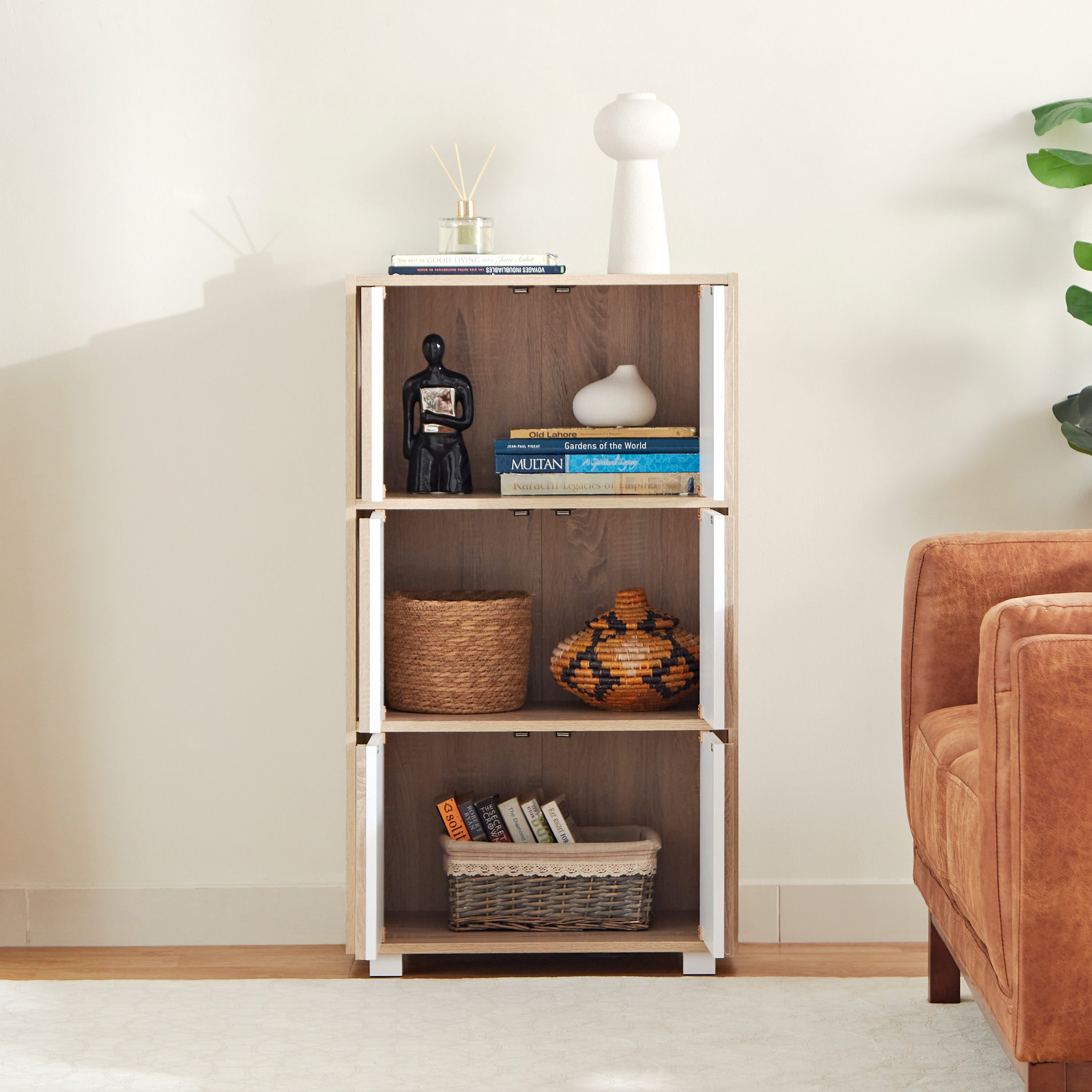 Alford Aspen 6-Door Multipurpose Storage Unit-hbxfurniture-office-bookcases-image-3