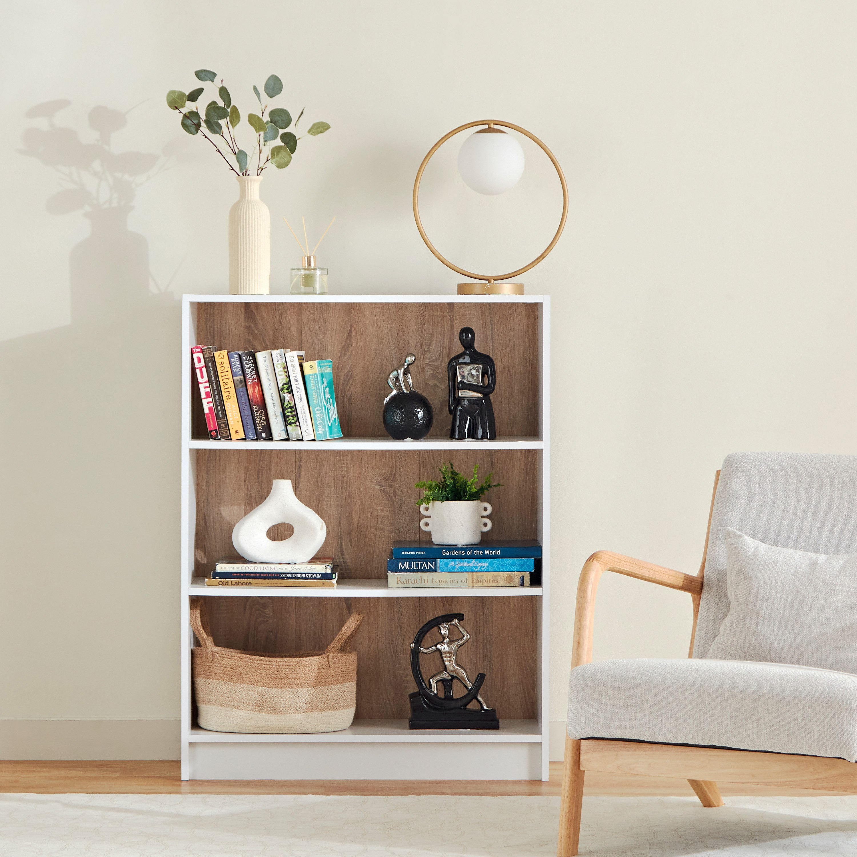 Alford Avian 3-Tier Bookcase-hbxfurniture-office-bookcases-image-2